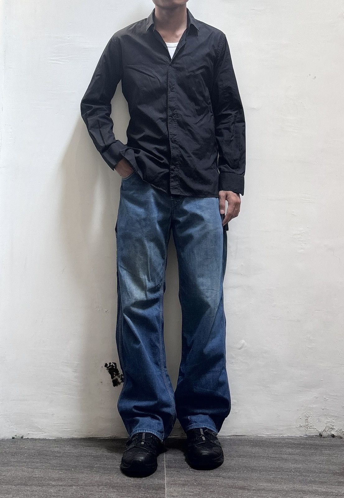 Orslow FREE TAX! Wideleg Carpenter Denim Jeans Size US 30 / EU 46 - 1 Thumbnail