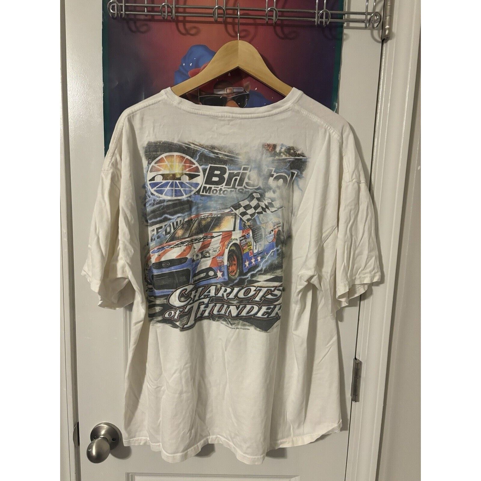 Other Vintage Bristol Motorspeedway thunder Nascar white shirt Size US XL / EU 56 / 4 - 2 Thumbnail