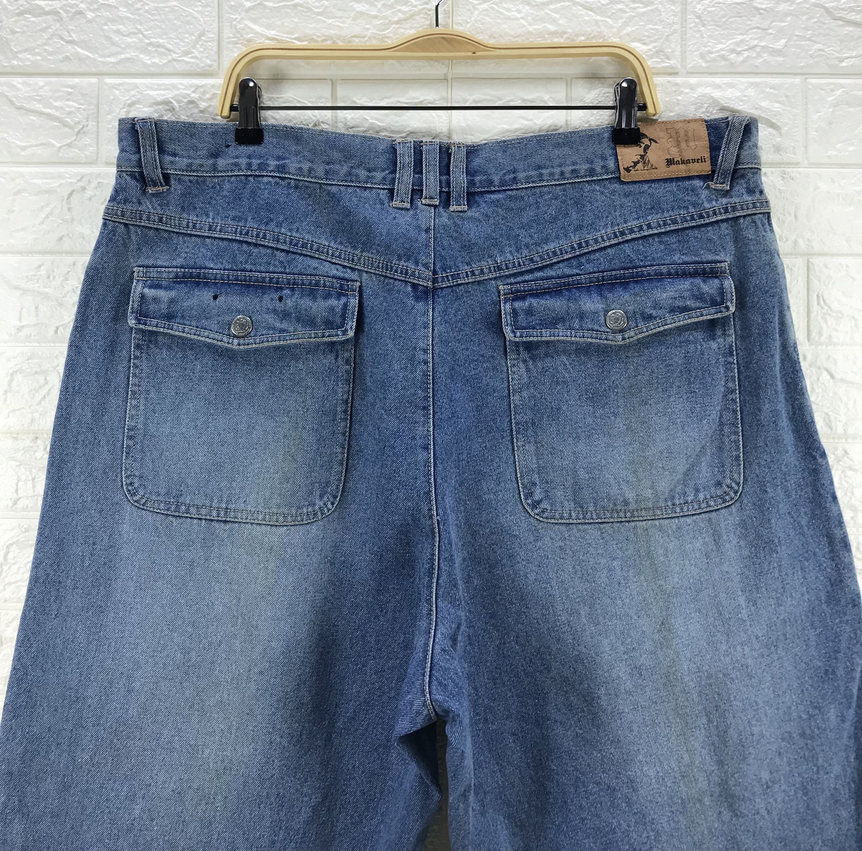 Makaveli Vintage Makaveli Tupac Shakur Portrait Patched Baggy Jeans Size US 42 / EU 58 - 6 Thumbnail