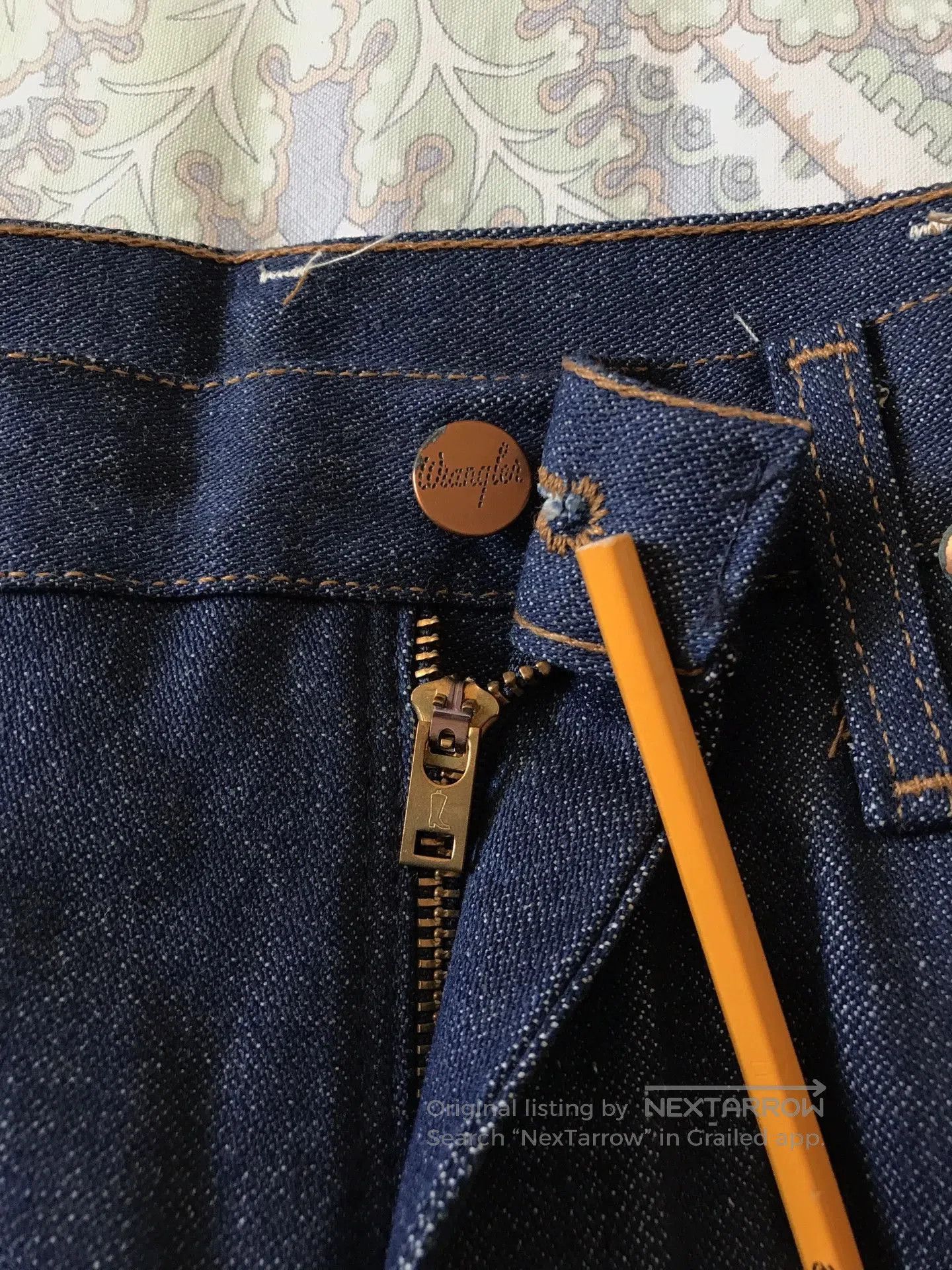 Wrangler 90s Wrangler 13MWZ Raw Denim Jeans. Size US 32 / EU 48 - 6 Thumbnail