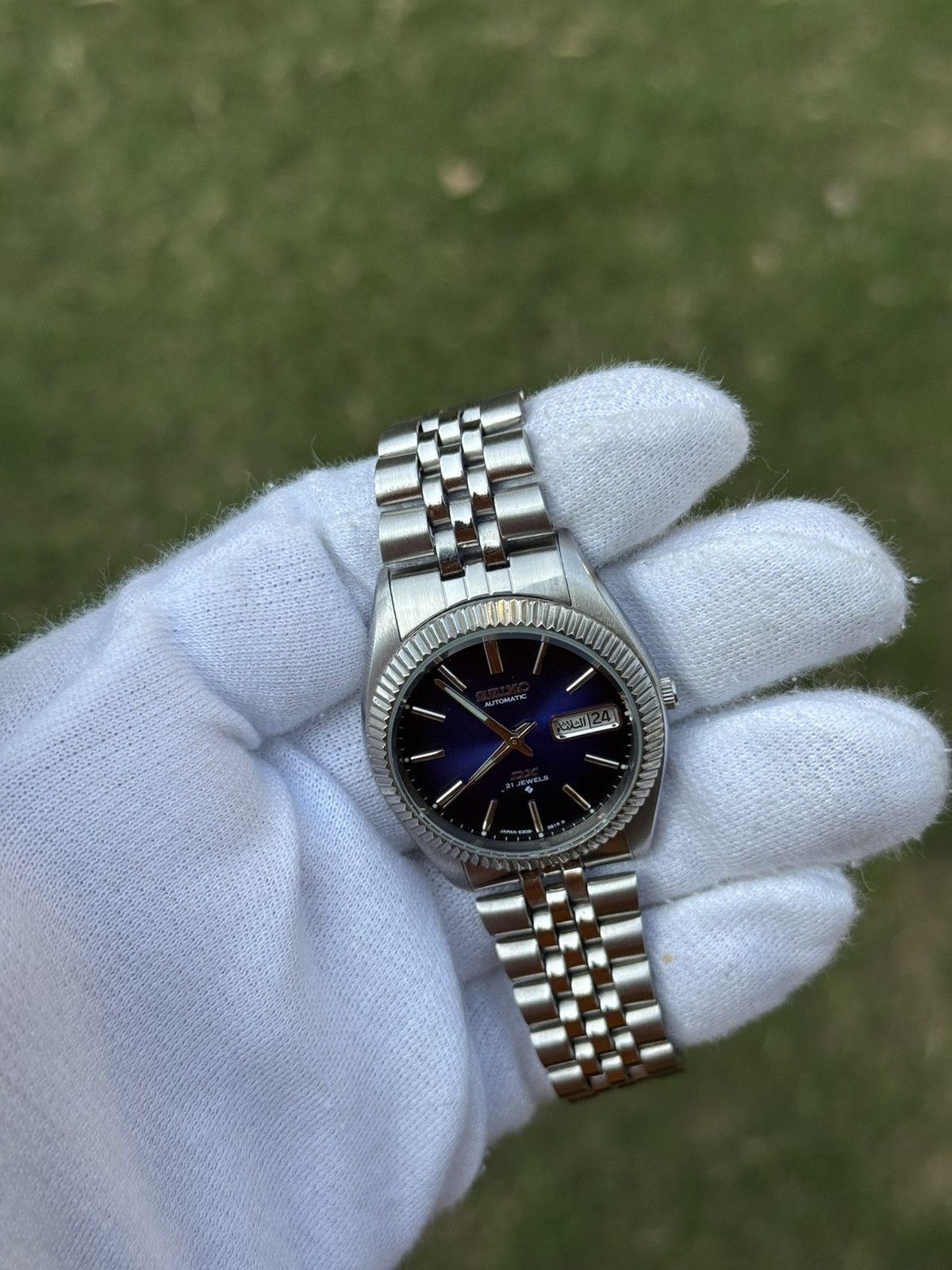 Seiko Seiko 5 DX Fluted Bezel Automatic 6309 Japanese mens Watch Size 36 - 15 Thumbnail