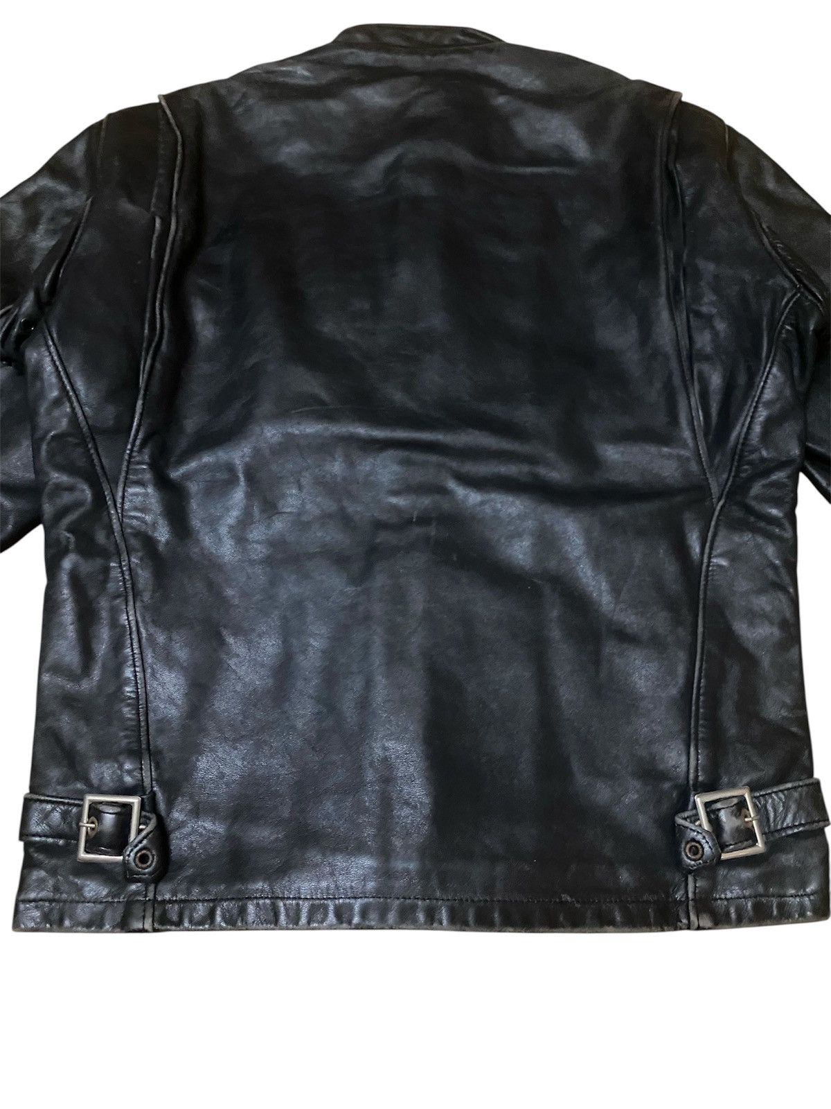 Schott Vintage 80s Schott Cafe Racer Bikers Style Leather Jacket Size US S / EU 44-46 / 1 - 5 Thumbnail
