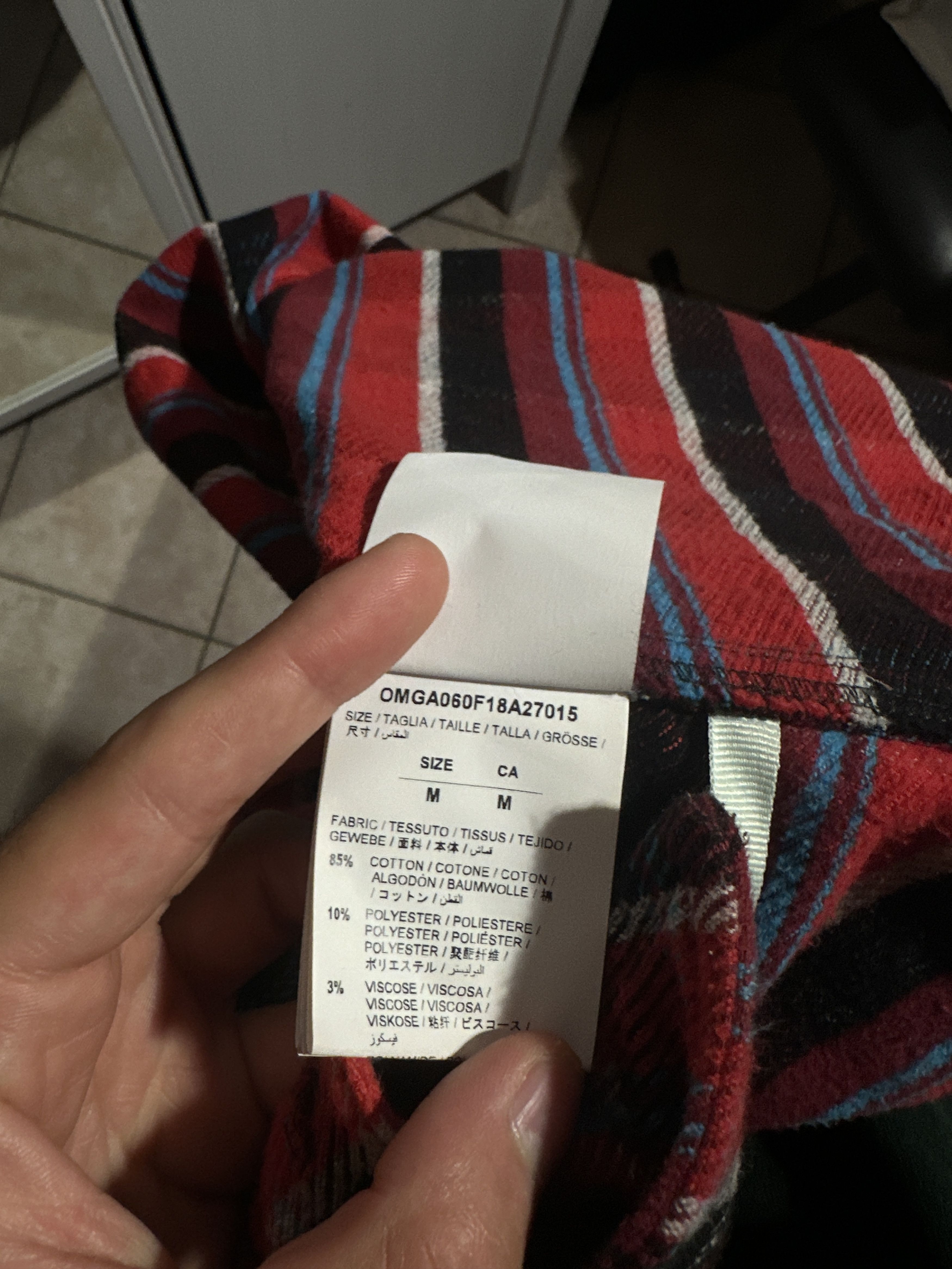 Off-White OFF-WHITE Flannel Virgil Abloh S/S 2018 Size US M / EU 48-50 / 2 - 7 Thumbnail