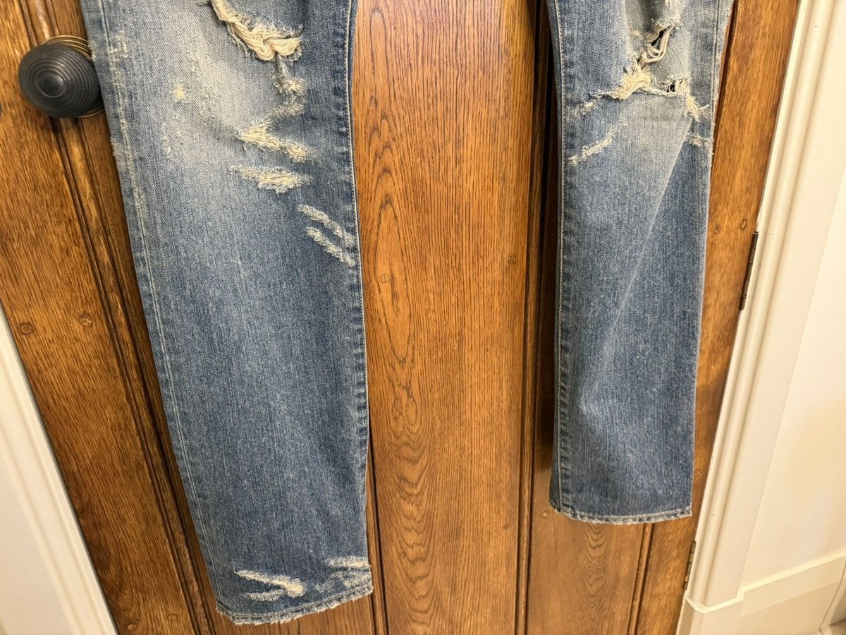 Saint Laurent Paris FW13 Holy Grail Saint Laurent crash Hedi jeans 36 skinny d02 Size US 36 / EU 52 - 14 Thumbnail
