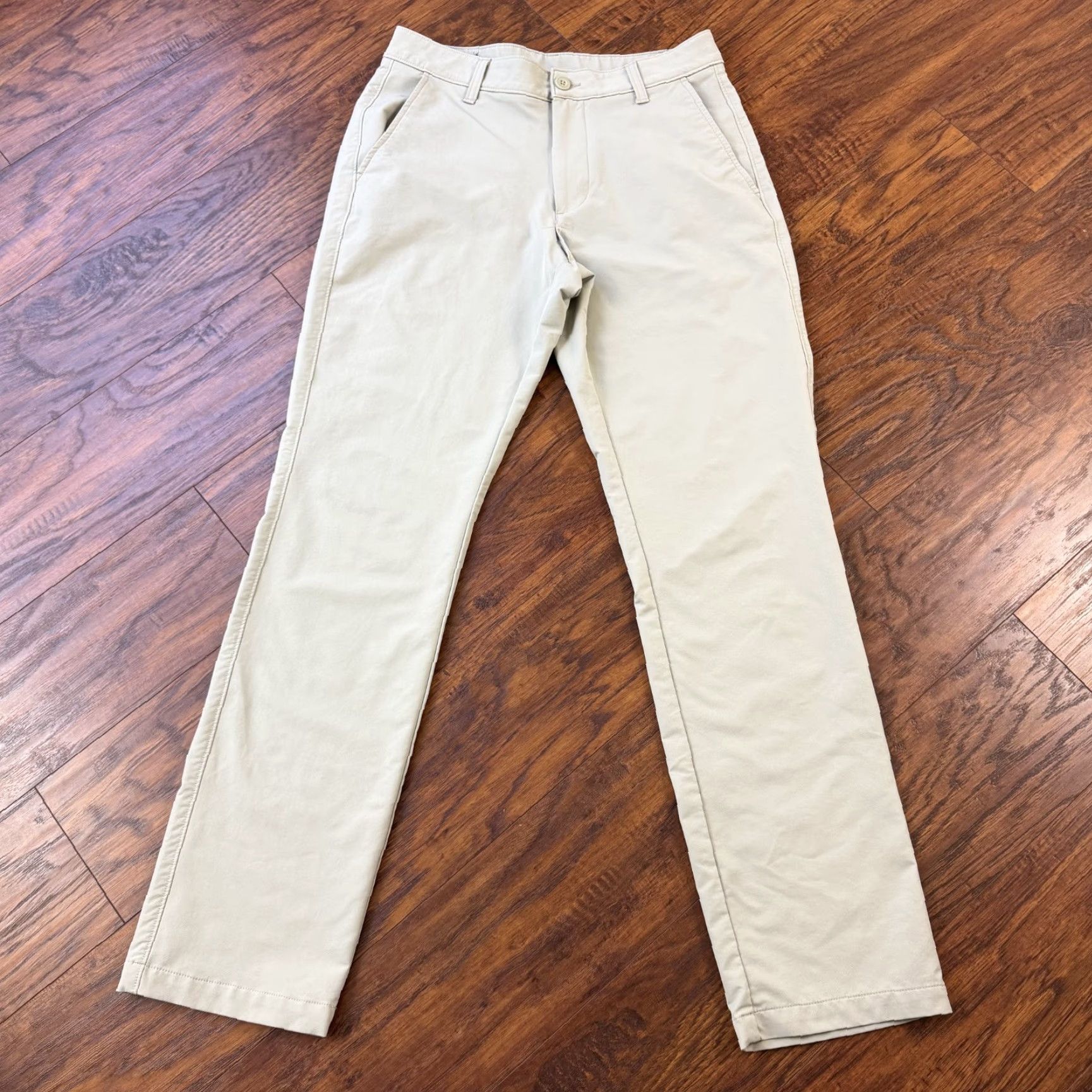 Under Armour Under Armour Pants Mens 32 Beige Breathable Pockets Performance Golf Size US 32 / EU 48 - 2 Thumbnail