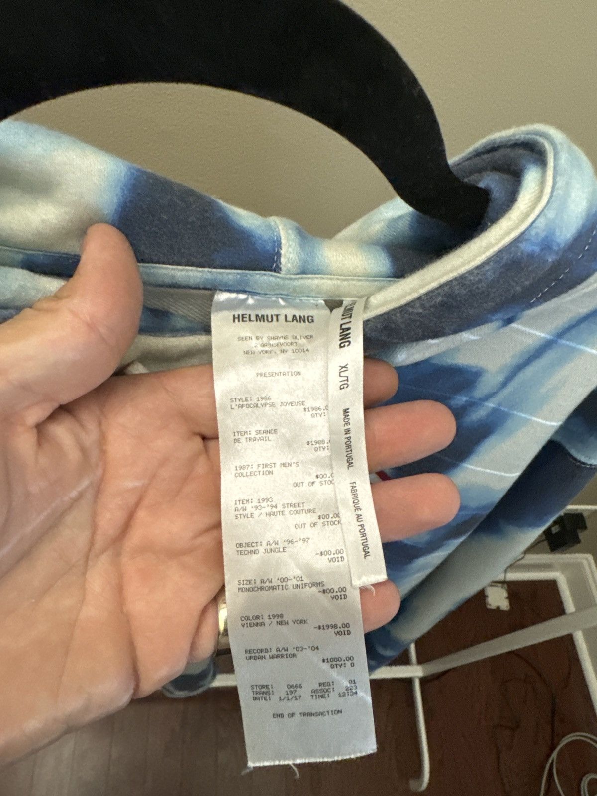 Helmut Lang Helmut Lang 2018 Spring Tour Hoodie Size US XL / EU 56 / 4 - 3 Thumbnail