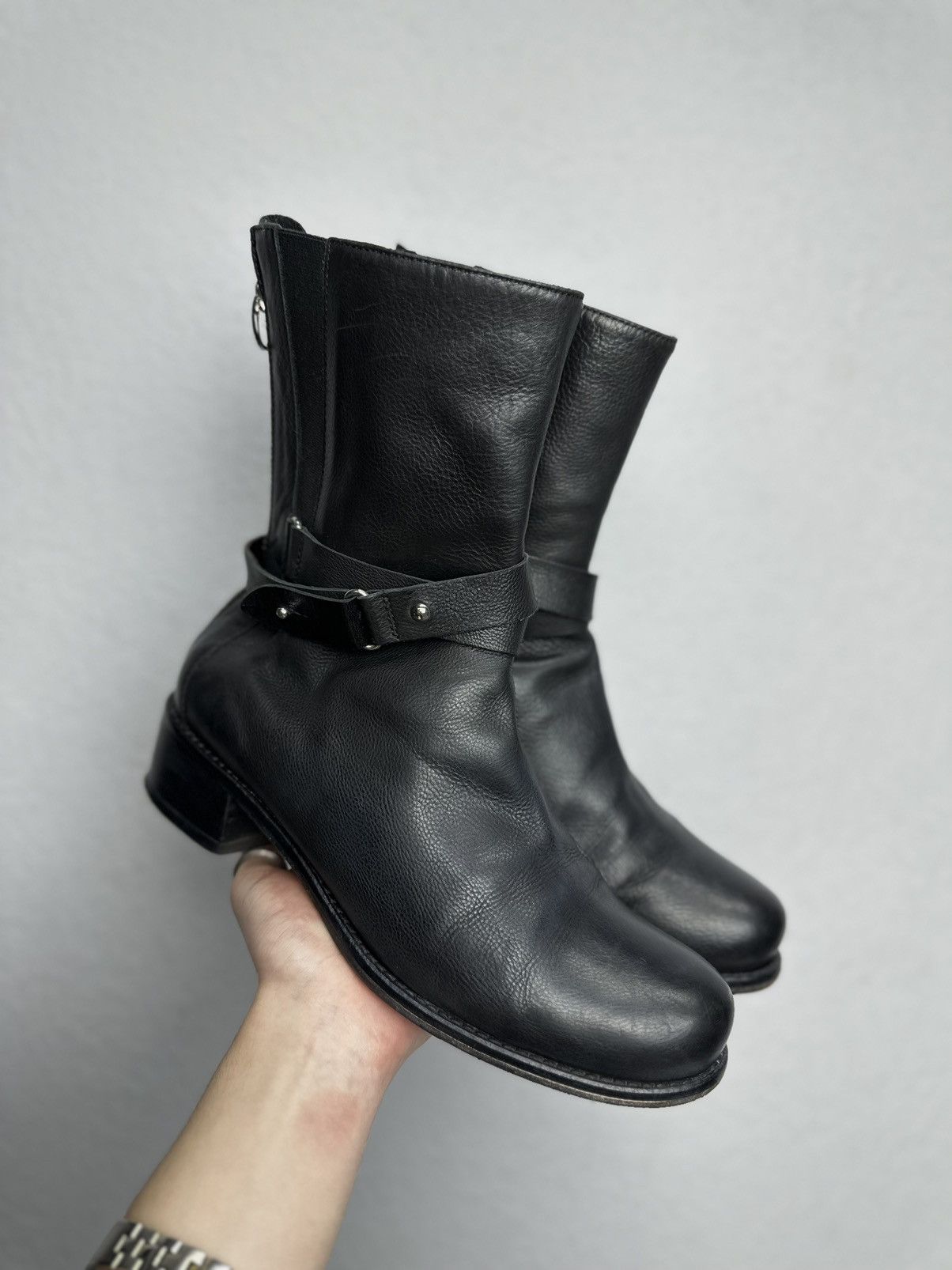 A.S.98 Vintage 🥵 Leather Hight Boots Moma Ifsixwasnine Guidi Goa Size US 8 / IT 38 - 9 Thumbnail