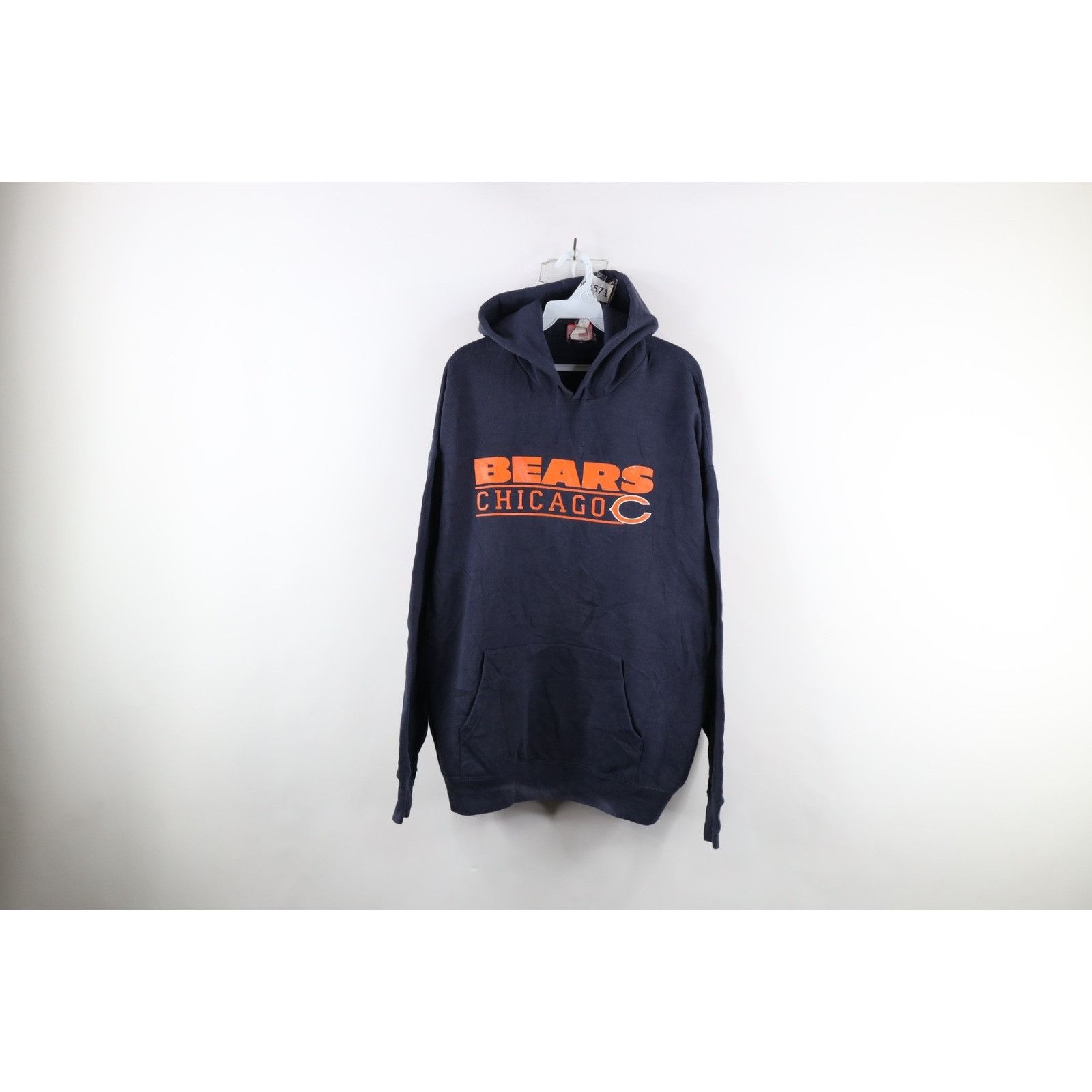 Vintage Vintage Distressed Spell Out Chicago Bears Football Hoodie Size US XXL / EU 58 / 5 - 1 Thumbnail