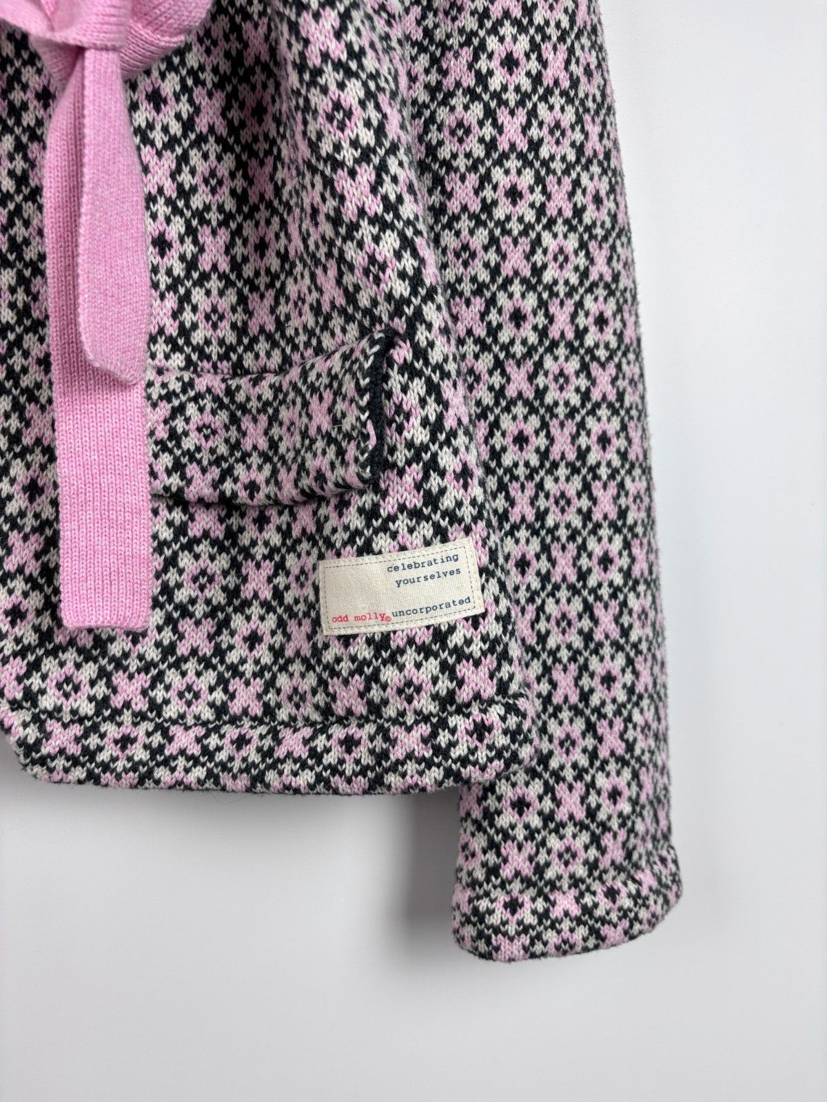 Odd Molly Odd Molly Cardigan Cotton Blazer White Black Pink Size 1 Size S / US 4 / IT 40 - 4 Thumbnail