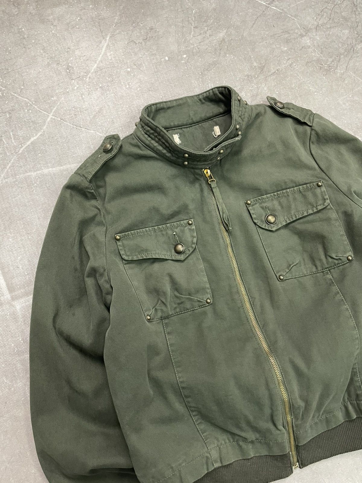Hysteric Glamour Green military style jacket vintage workwear Size US M / EU 48-50 / 2 - 2 Thumbnail