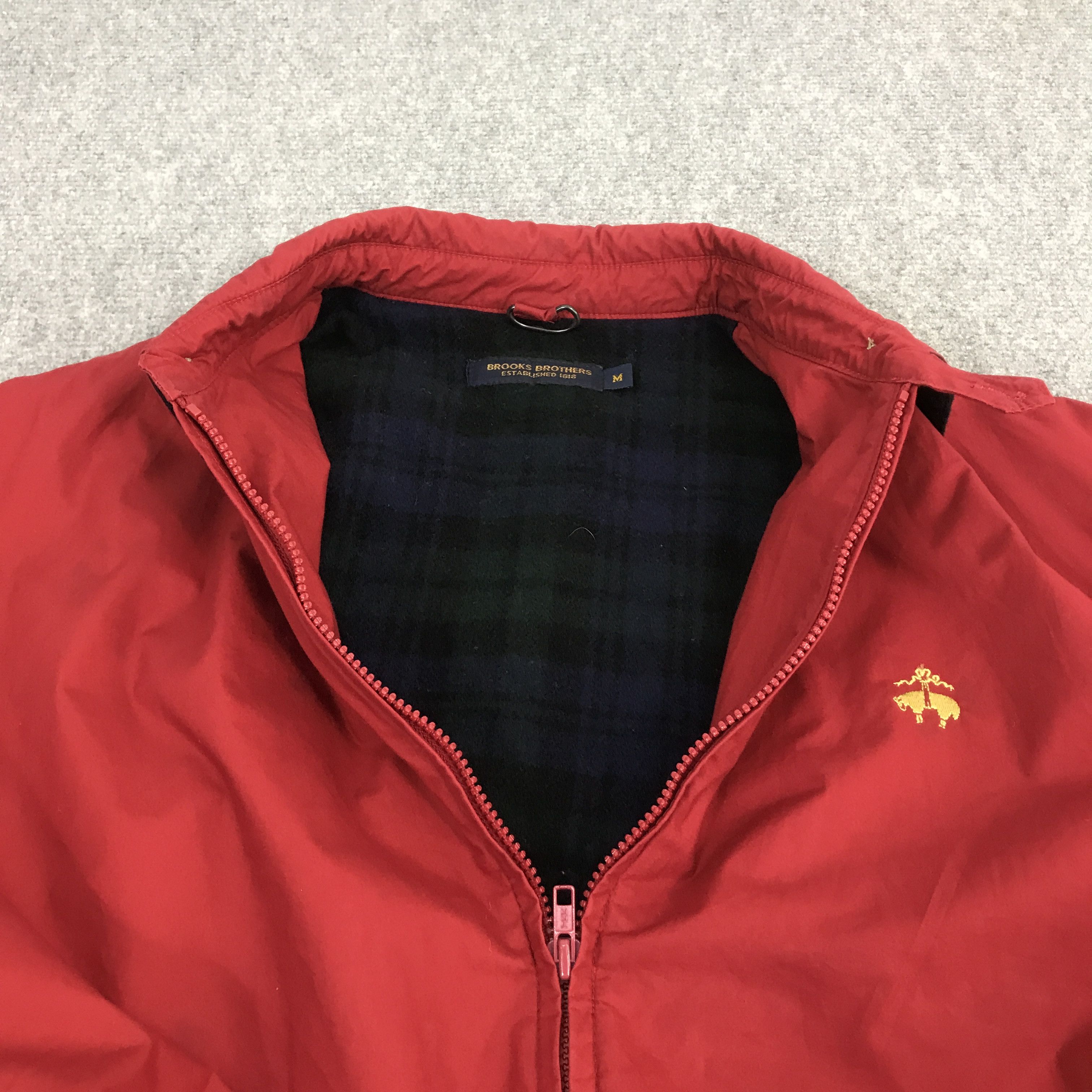 Brooks Brothers × Japanese Brand BROOKS BROTHER FLANNAL ZIPPER JACKET Size US M / EU 48-50 / 2 - 7 Thumbnail