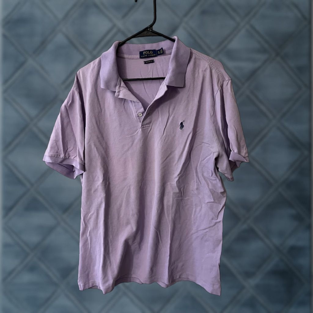 Polo Ralph Lauren Polo Ralph Lauren Shirt Purple Pony XL Mens Classic Fit 90s Logo Size US XL / EU 56 / 4 - 1 Thumbnail