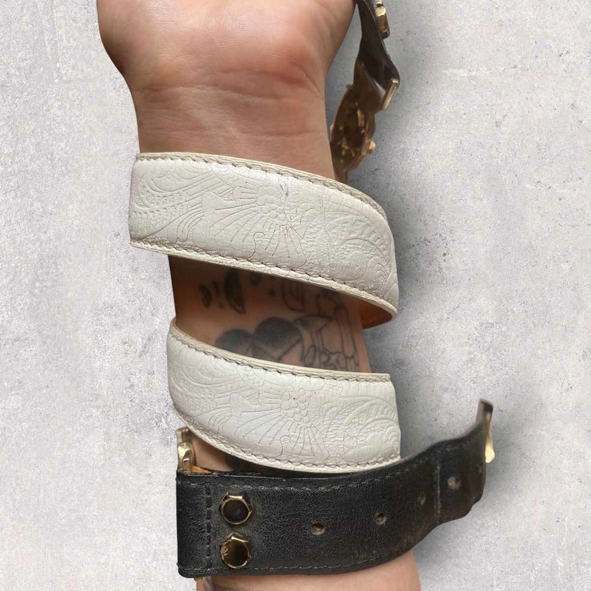Balmain Balmain Double Bull Buckle Belt Size 32 - 3 Thumbnail