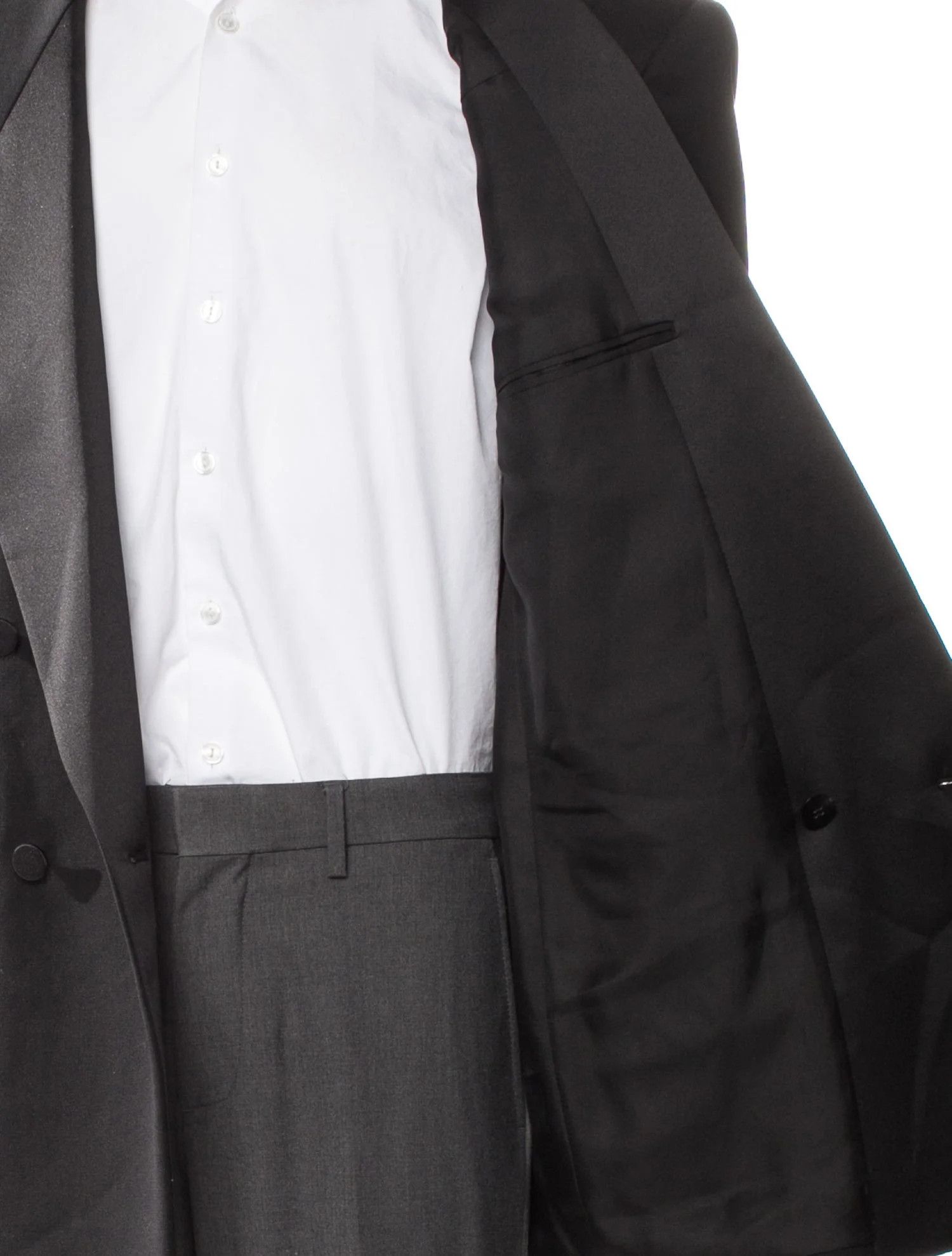 Saint Laurent Paris o1s1wg111124 Veste Sue Basculee Tailleur Wool Blazer Black Size US M / EU 48-50 / 2 - 4 Thumbnail
