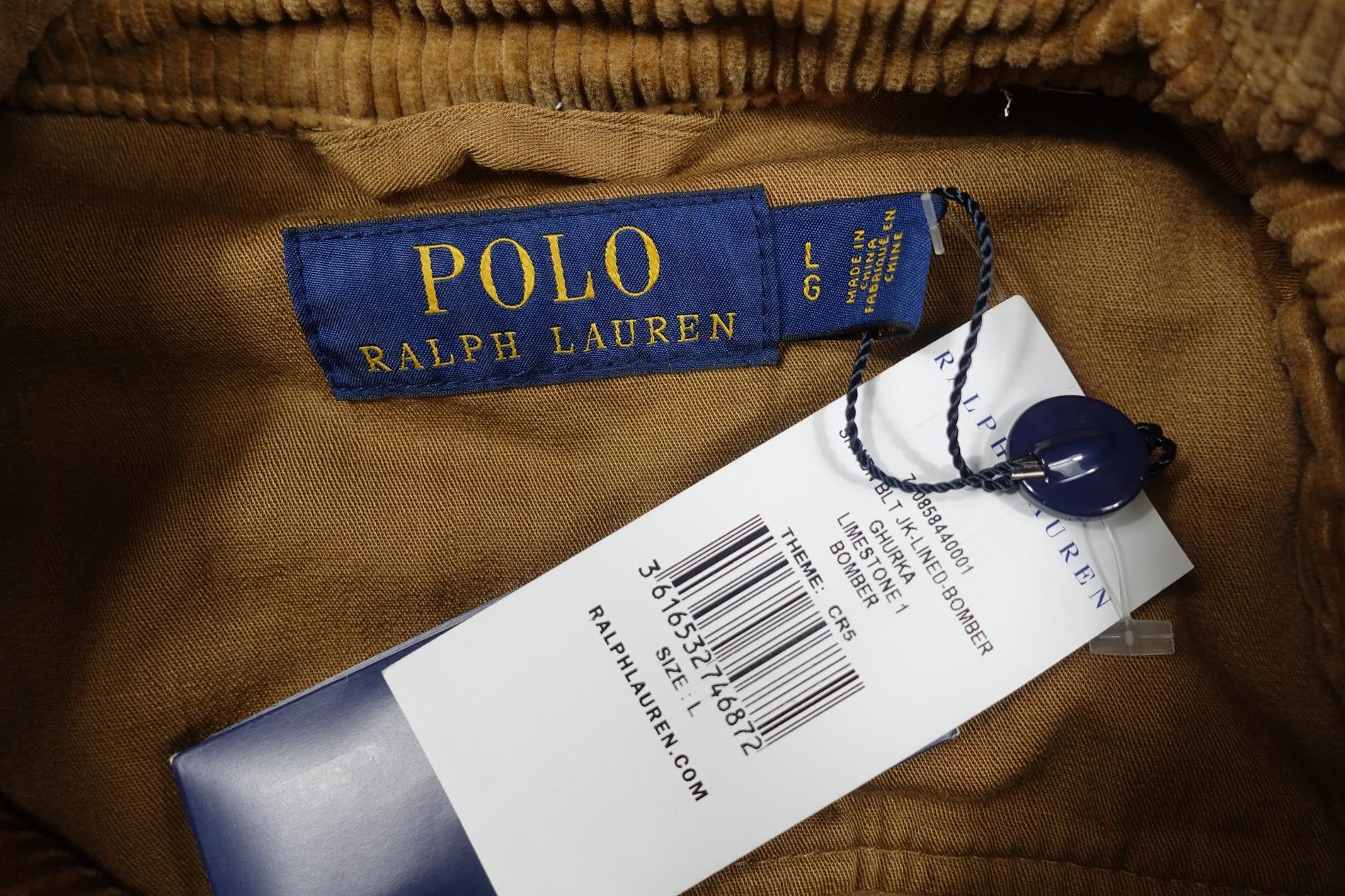 Polo Ralph Lauren Polo Ralph Lauren Jacket Coat Safari Corduroy Belted NWT L Size US L / EU 52-54 / 3 - 3 Thumbnail