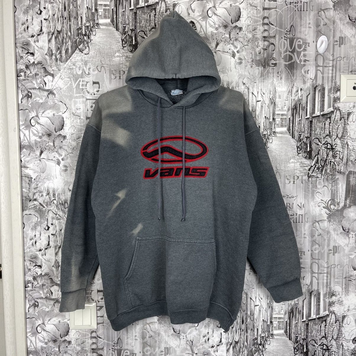 Vans Faded Vintage Vans Hoodie Big Logo Embroidered Size US M / EU 48-50 / 2 - 1 Thumbnail