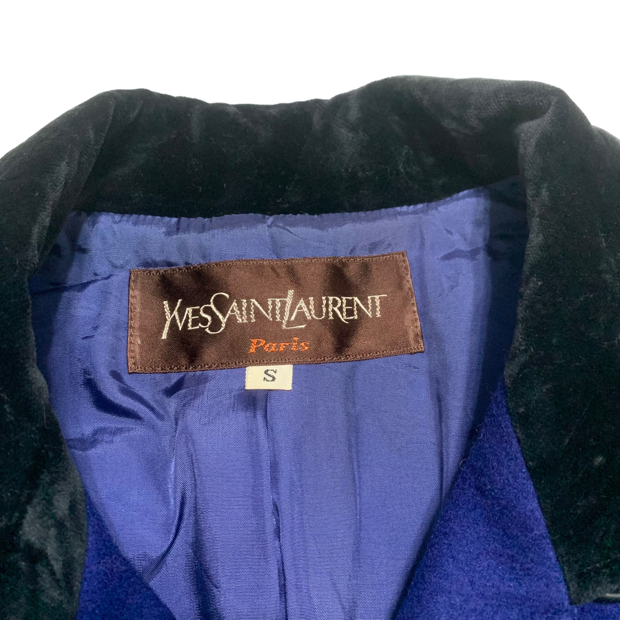Yves Saint Laurent Yves Saint Laurent Double Breast Wool Coat Size S / US 4 / IT 40 - 6 Thumbnail