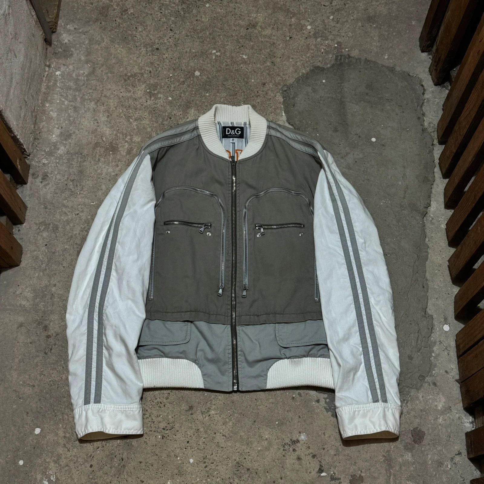 Dolce & Gabbana Vintage Dolce & Gabbana Utility cargo bomber jacket Size US XL / EU 56 / 4 - 1 Thumbnail