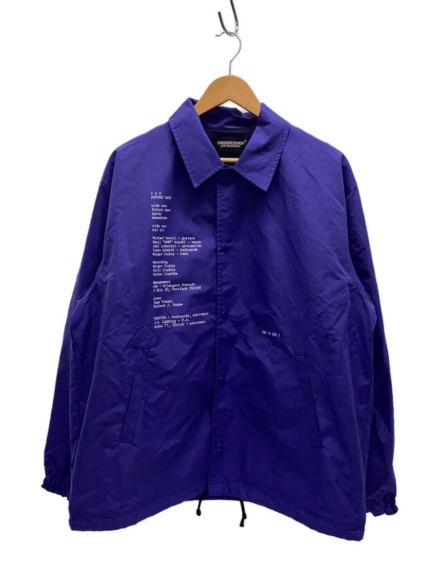 Undercover UNDERCOVER Printed Nylon Coach Jacket Blue 4 Size US XL / EU 56 / 4 - 1 Thumbnail
