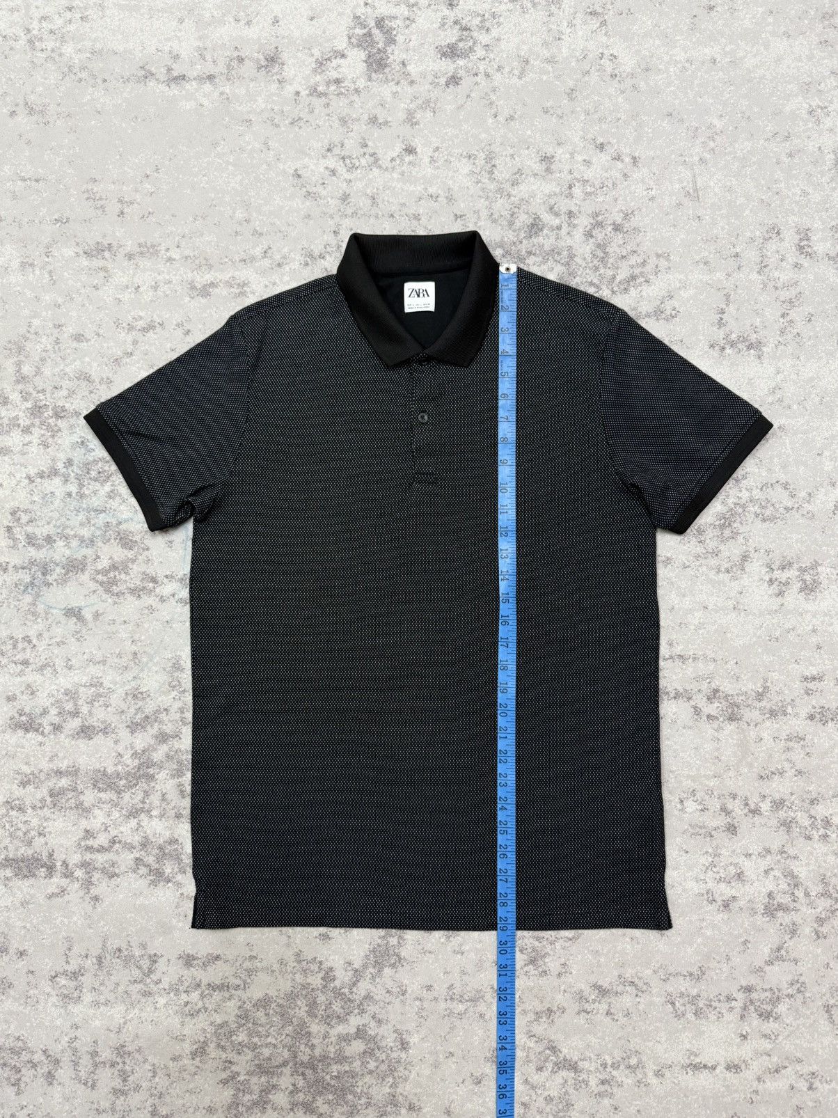 Zara Zara Black Colar Shirt Size US M / EU 48-50 / 2 - 16 Thumbnail