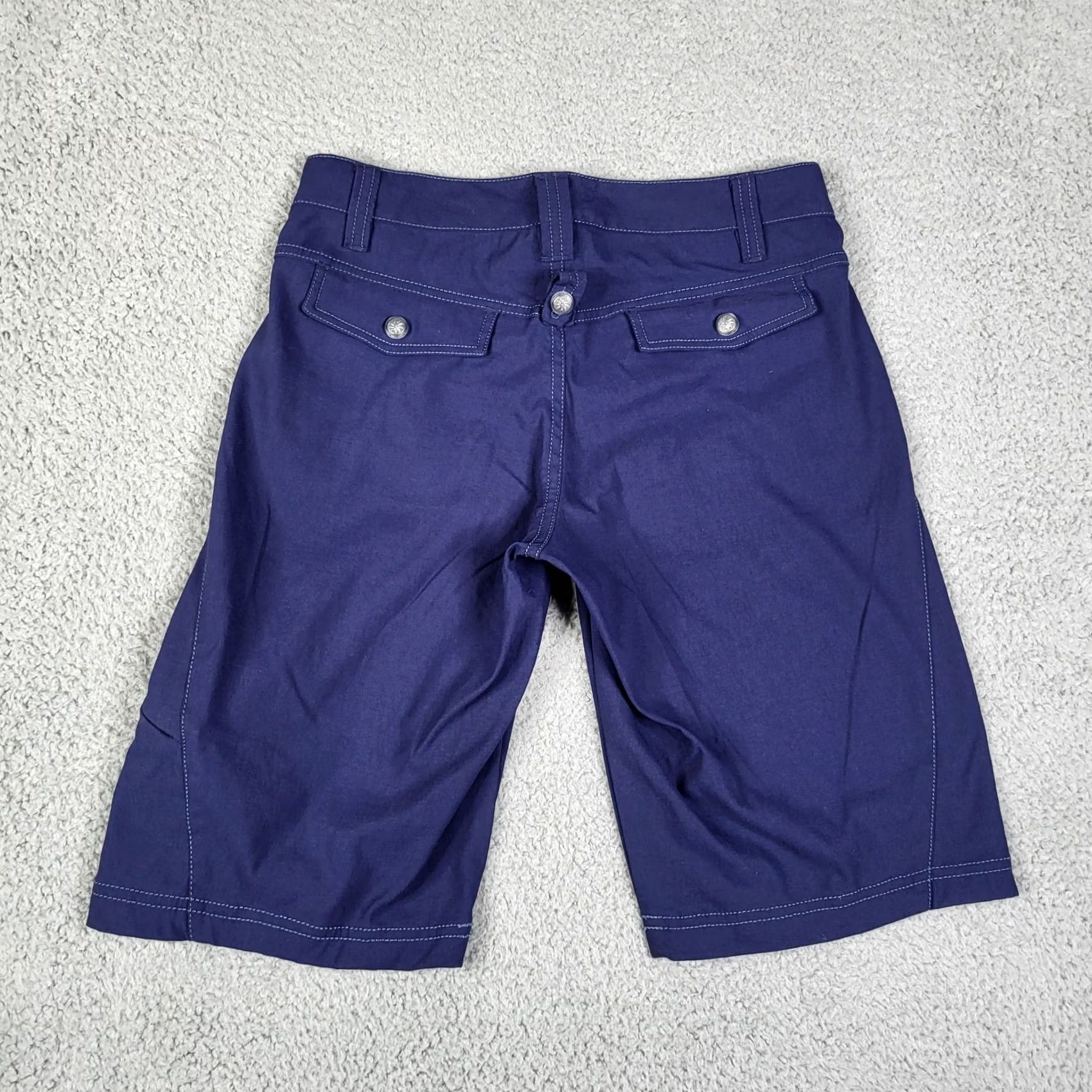 Athleta Athleta Women’s Workout Gym Dark Purple-blue Short Size 0 Size 25" / US 0 / IT 36 - 6 Thumbnail