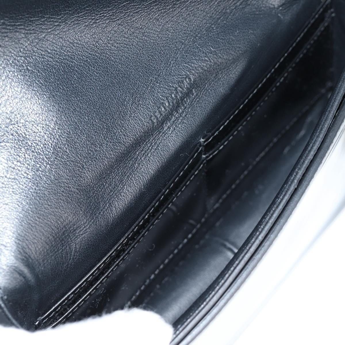 Salvatore Ferragamo Salvatore Ferragamo Patent Leather Gancini Black Size ONE SIZE - 13 Thumbnail