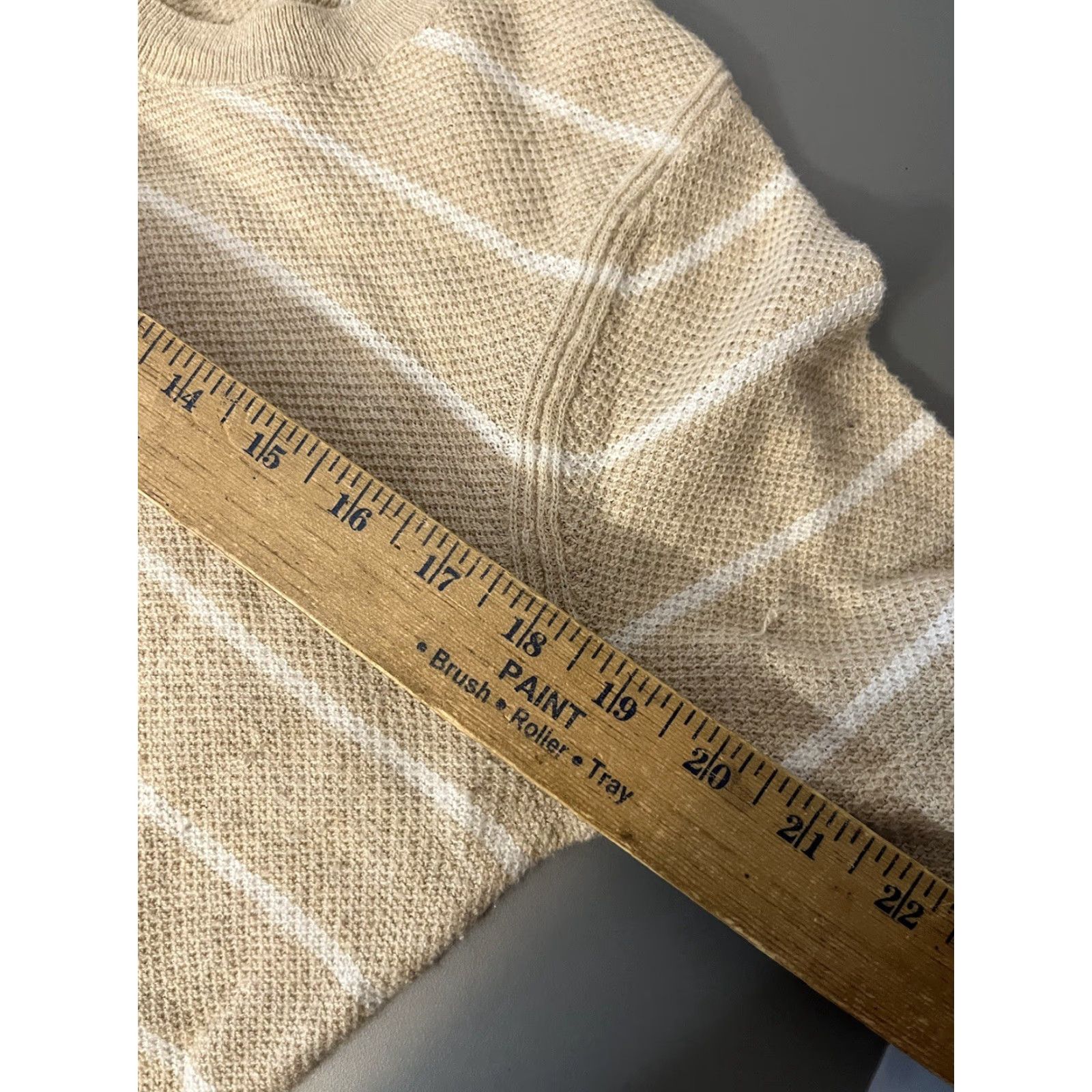 Gap Gap Crew Neck Long Sleeve Solid Striped Brown Size M Women T-Shirt Size M / US 6-8 / IT 42-44 - 5 Thumbnail