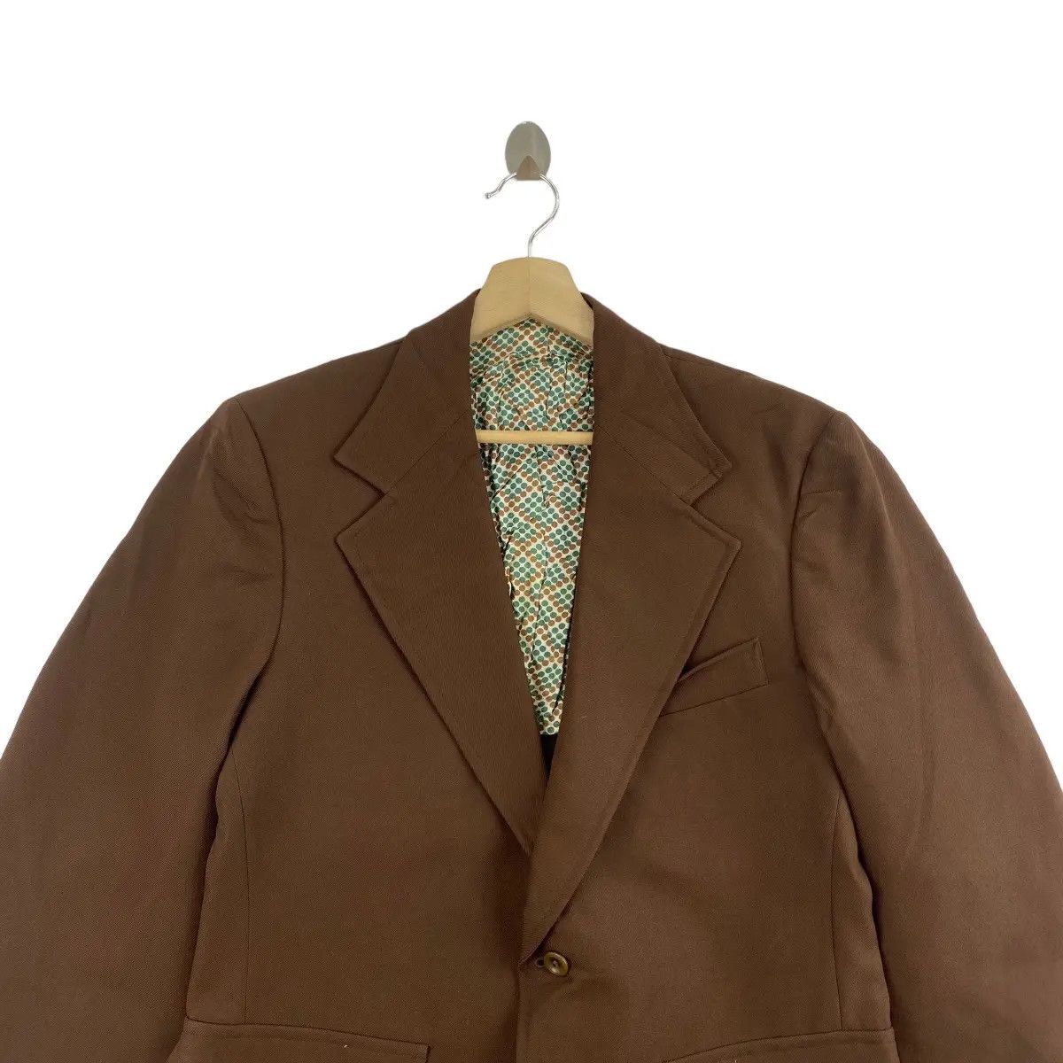 Towncraft Vintage 80’ TOWNCRAFT JC PENNEY Brown 2 Button Blazer Sport Size 38R - 2 Thumbnail