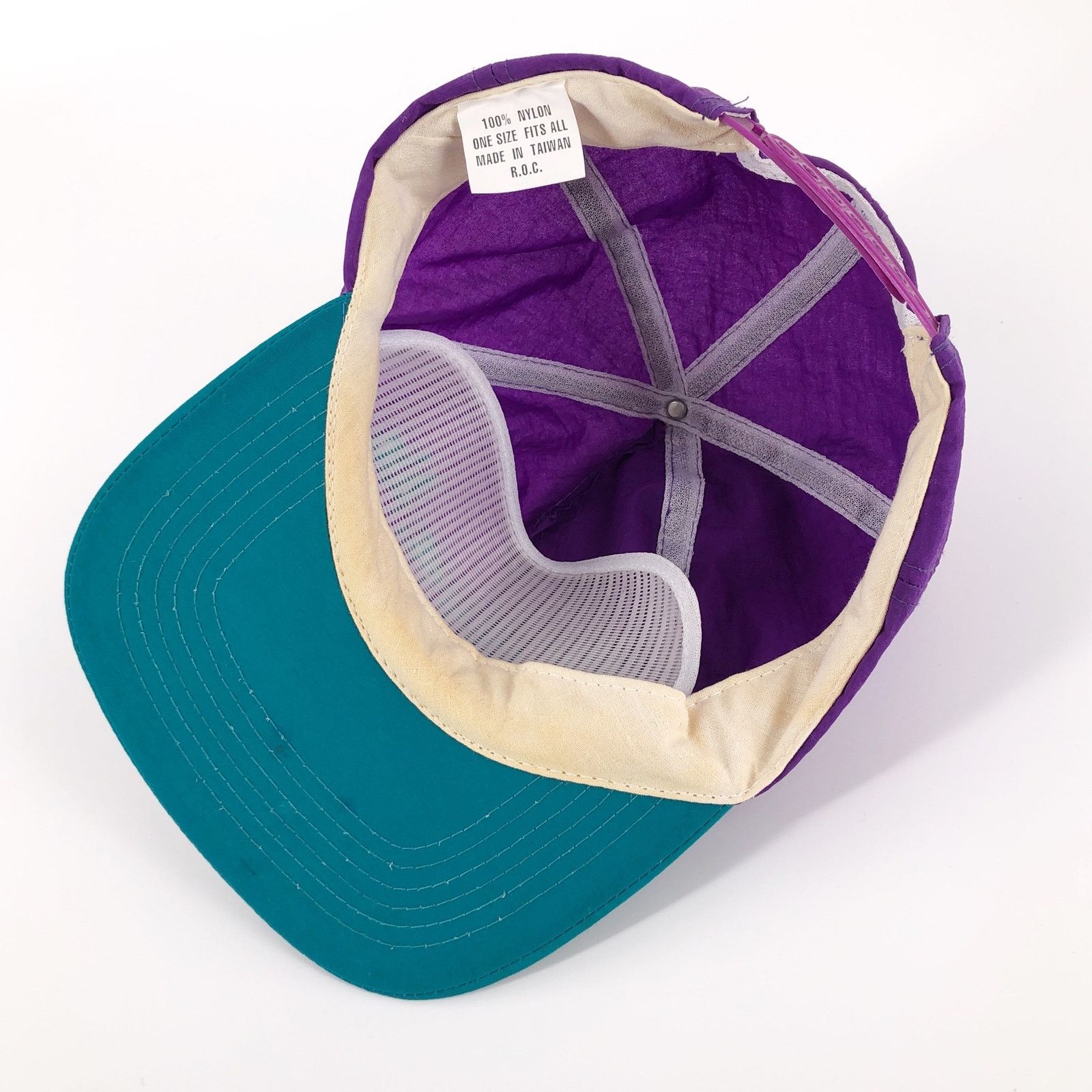 Vintage 90s two tone nylon hat Gulf Shores Alabama 1990s vintage Size ONE SIZE - 4 Thumbnail
