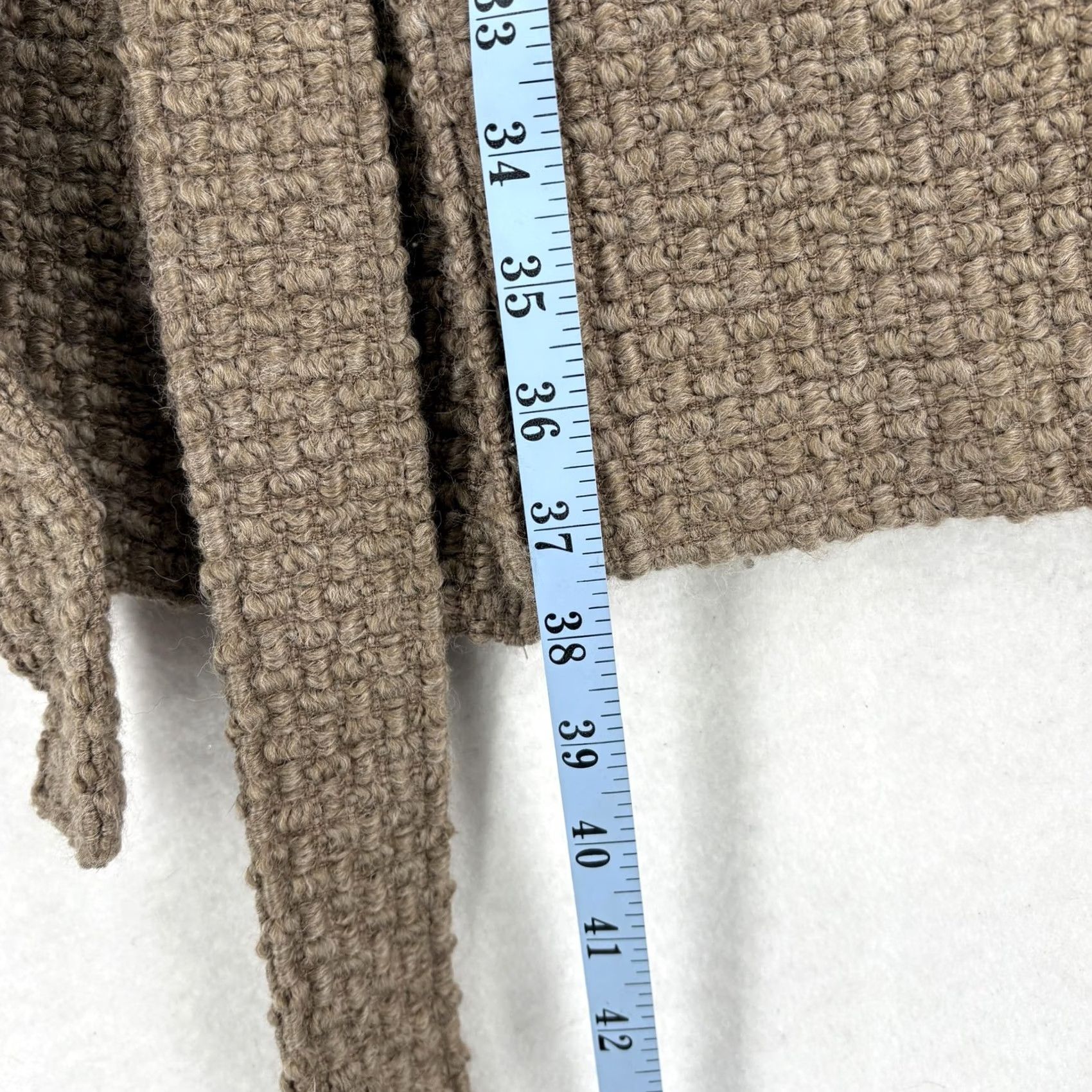 Calvin Klein Calvin Klein Pea Coat Womens Plus 2X Brown Belted Wool Blend Tweed Workwear Northwest? Size XXL / US 16-18 / IT 52-54 - 7 Thumbnail