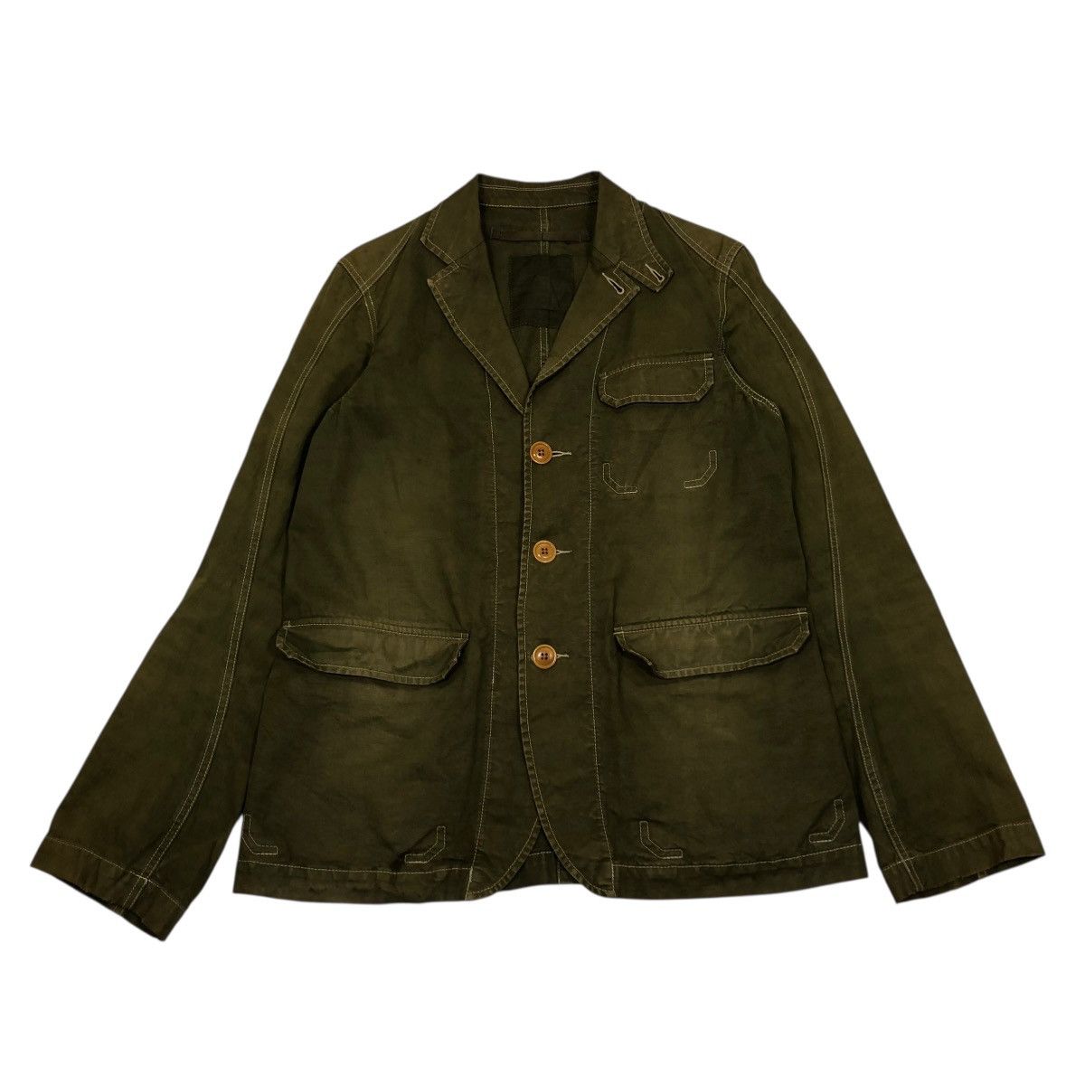 🔥VINTAGE CHORE WORK JACKET MILITARY DESIGN ISSEY MIYAKE