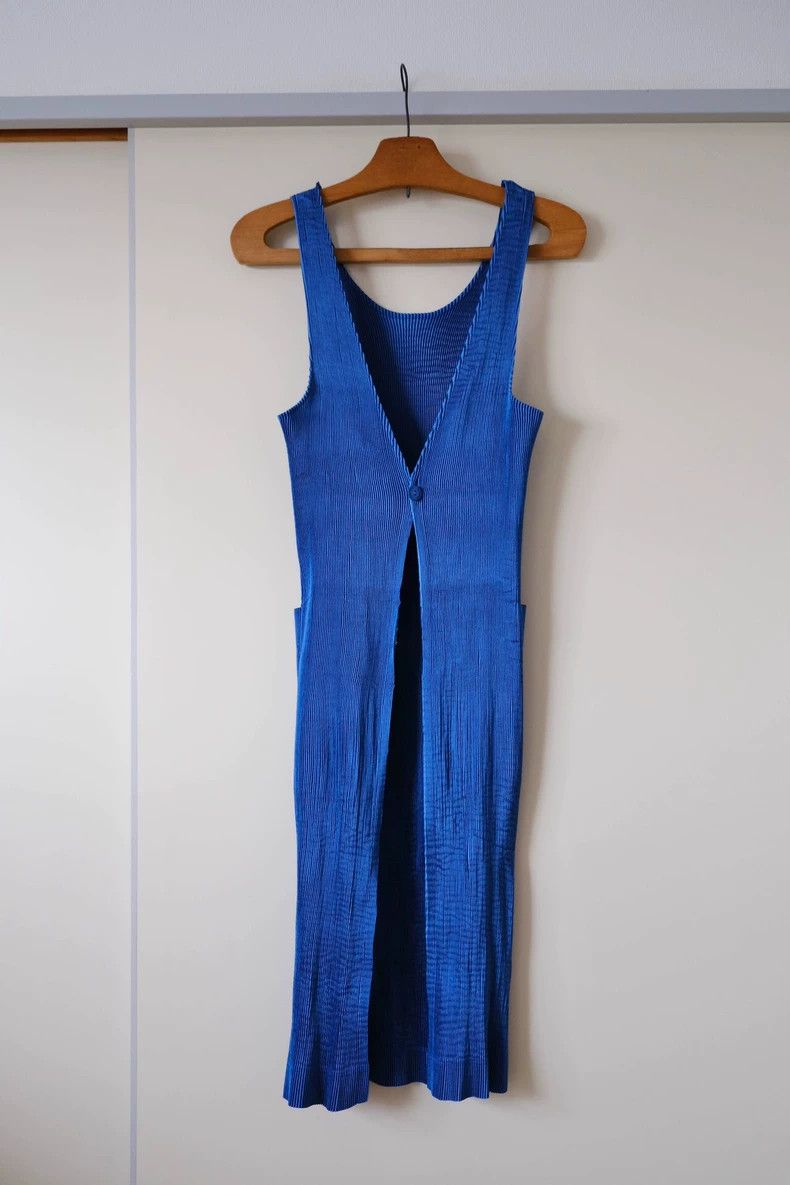 Issey Miyake Issey Miyake Blue pleated vest dress Size M / US 6-8 / IT 42-44 - 6 Thumbnail
