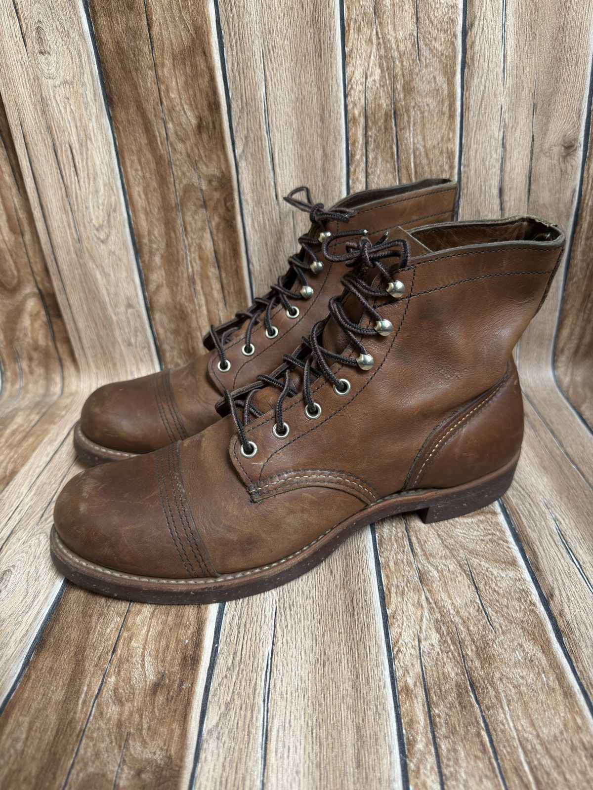 Red Wing × Vintage 8111 iron ranger boots Size US 9 / EU 42 - 1 Thumbnail