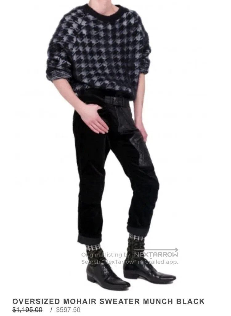 Haider Ackermann Haider Ackermann Houndstooth Sweater. Size US M / EU 48-50 / 2 - 6 Thumbnail