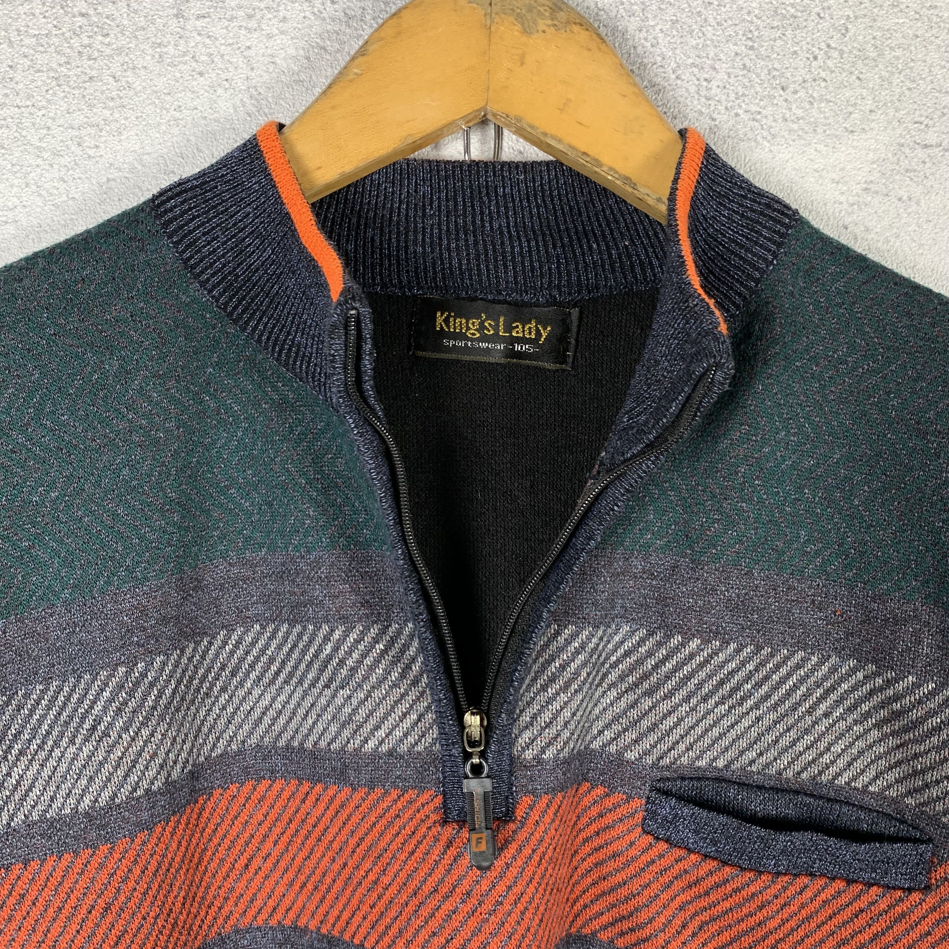 Vintage Vintage Japanese Brand Halfzip Knitwear Jumper Size US S / EU 44-46 / 1 - 3 Thumbnail