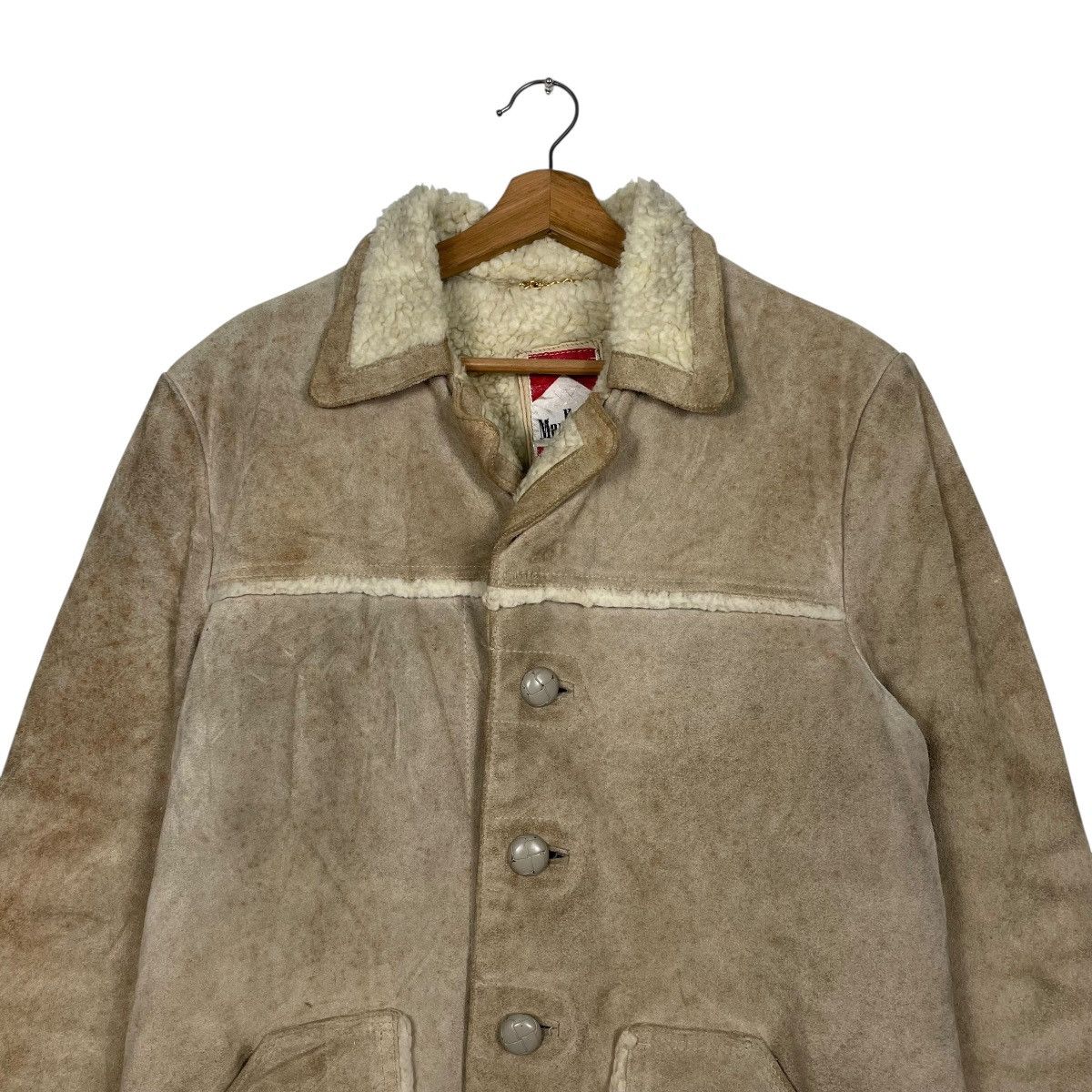 Marlboro Vintage Marlboro Suede Leather Jacket Size US M / EU 48-50 / 2 - 2 Thumbnail