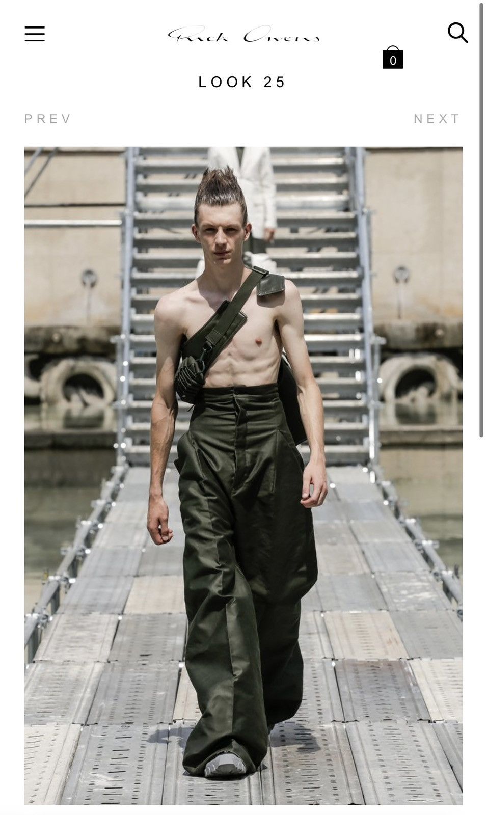 Rick Owens SS18 Dirt Trousers Size US 31 - 8 Thumbnail