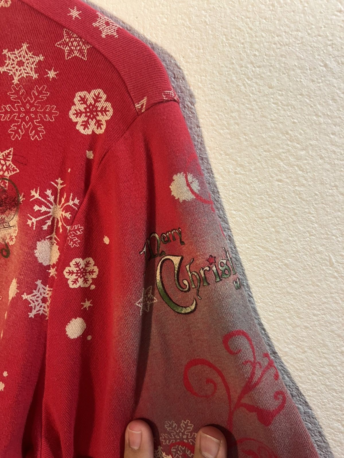 Grunt Style × Vintage Red and white Christmas long sleeve top Size XL / US 12-14 / IT 48-50 - 5 Thumbnail