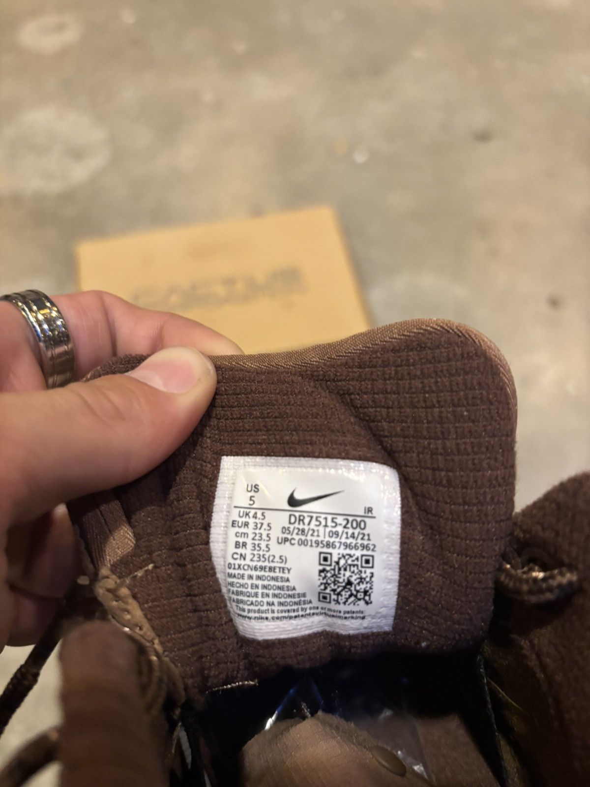 Nike Air trainer 1 cactus Jack Size US 5 / EU 37 - 6 Thumbnail