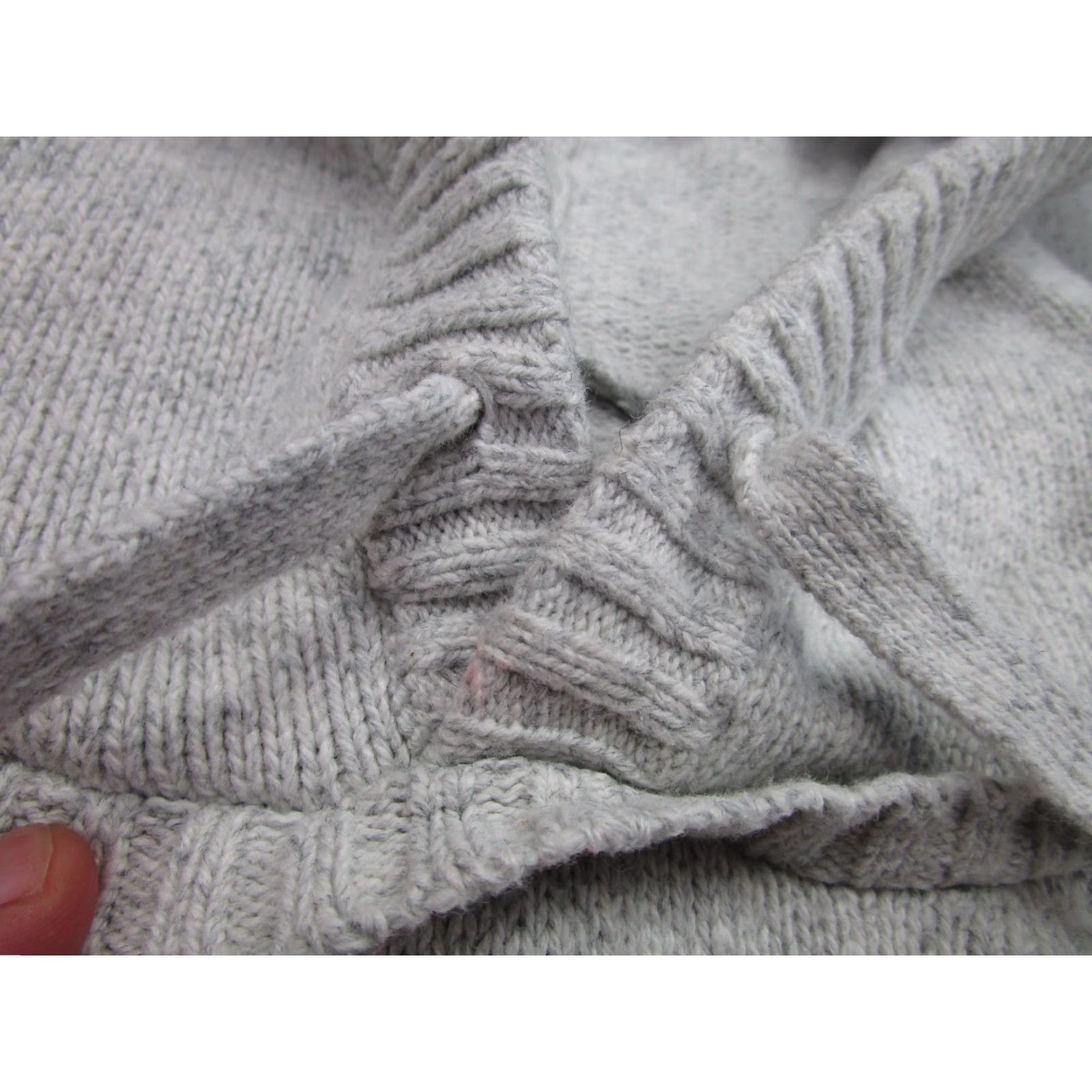 Vintage Target Hoodie Sweater Womens L Gray Knit Pullover Kangaroo Pocket Athleisure Size L / US 10 / IT 46 - 4 Thumbnail