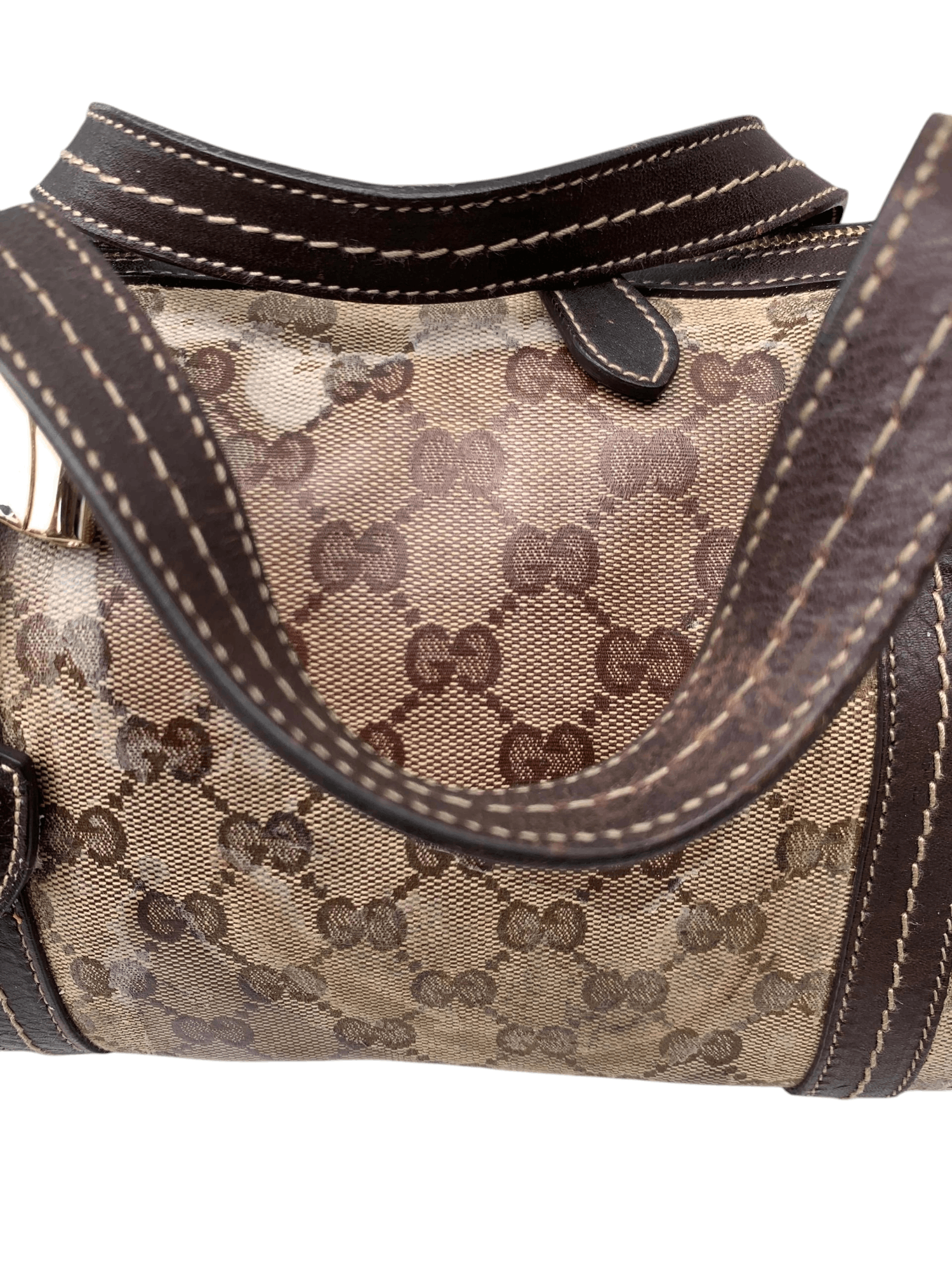 Gucci Gucci Crystal Monogram Duchessa Medium Boston Satchel Bag Size ONE SIZE - 11 Thumbnail