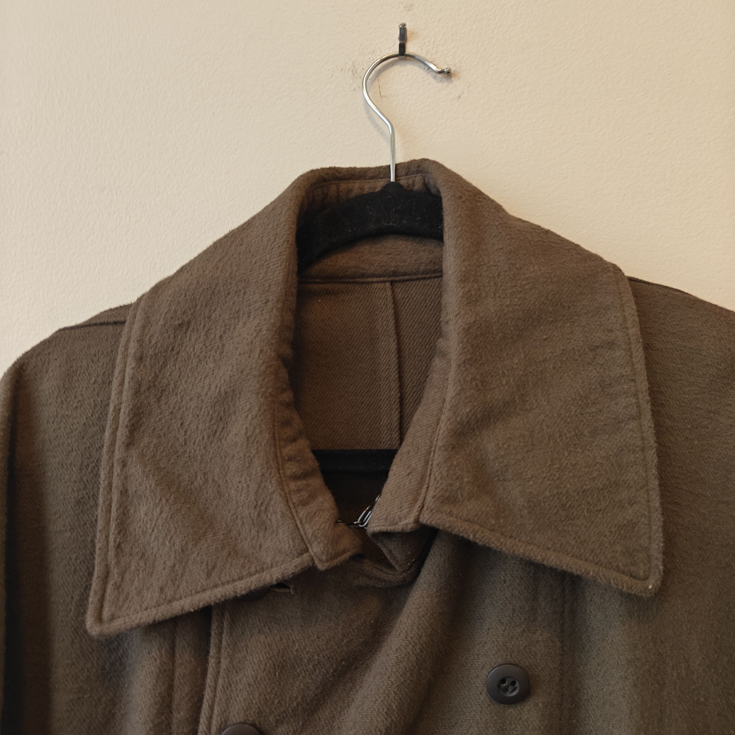 The Viridi-anne NWT BRUSHED TWILL Double Breasted JACKET Size 2/M $1135 Size US M / EU 48-50 / 2 - 2 Thumbnail