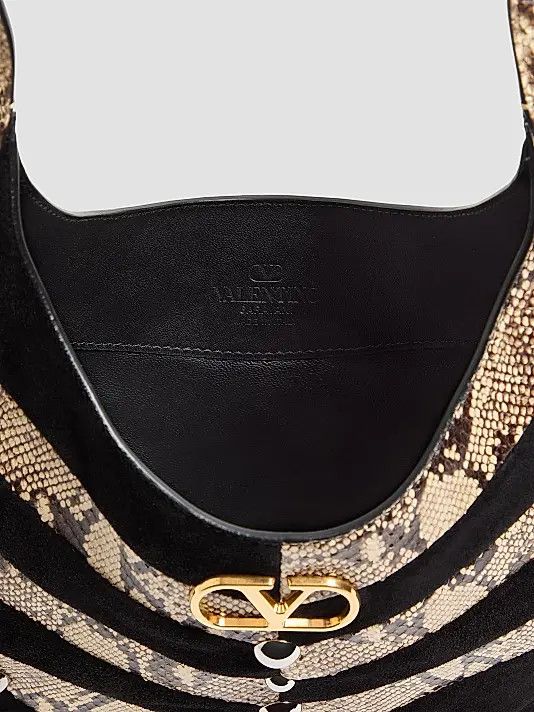 Valentino os11x0826 Size: OS / Hoboho Small Hobo Bag in Python Size ONE SIZE - 6 Thumbnail