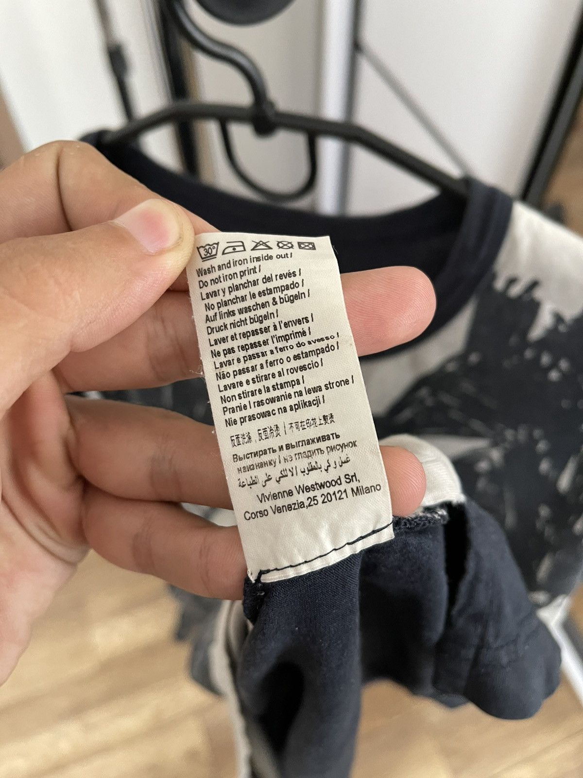 Vivienne Westwood Vivienne Westwood Anglomania Scribble Arm Cutlass T-Shirt Size US M / EU 48-50 / 2 - 10 Thumbnail
