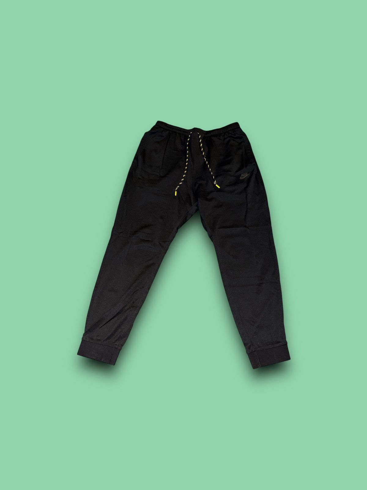 Nike Nike Air 687557 010 Black Fleece Joggers Track Pant Large Size US 34 / EU 50 - 2 Thumbnail