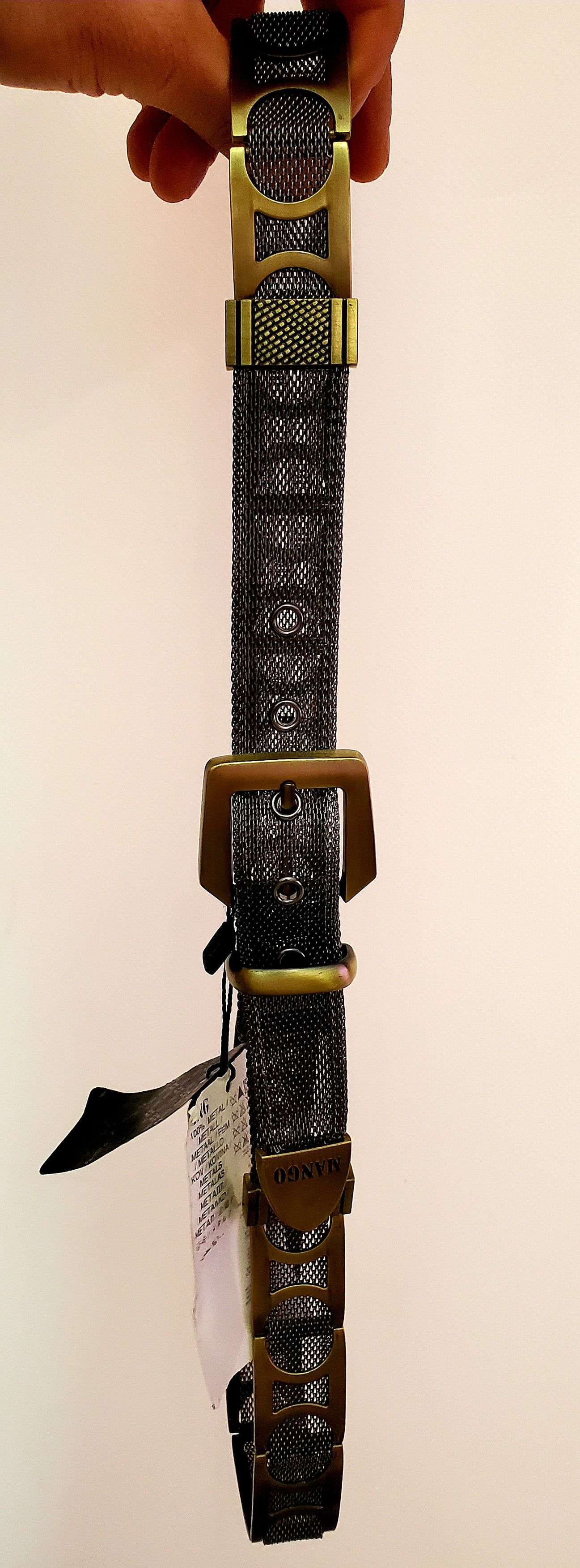 Japanese Brand × Vintage Vintage V2k Metal Belt size L length 108 cm Size 34 - 4 Thumbnail