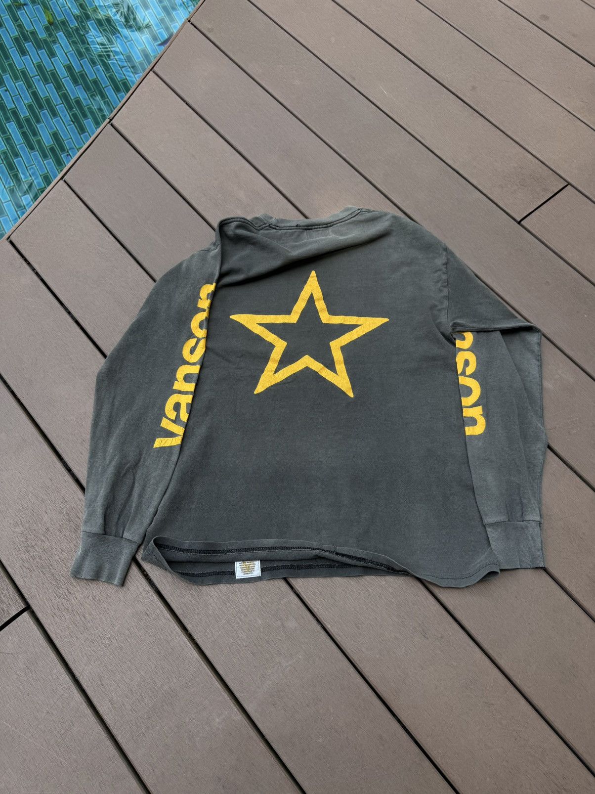 Vanson Leathers FADED 90s Vanson Leathers Star Long Sleeve Tee Size US M / EU 48-50 / 2 - 1 Thumbnail