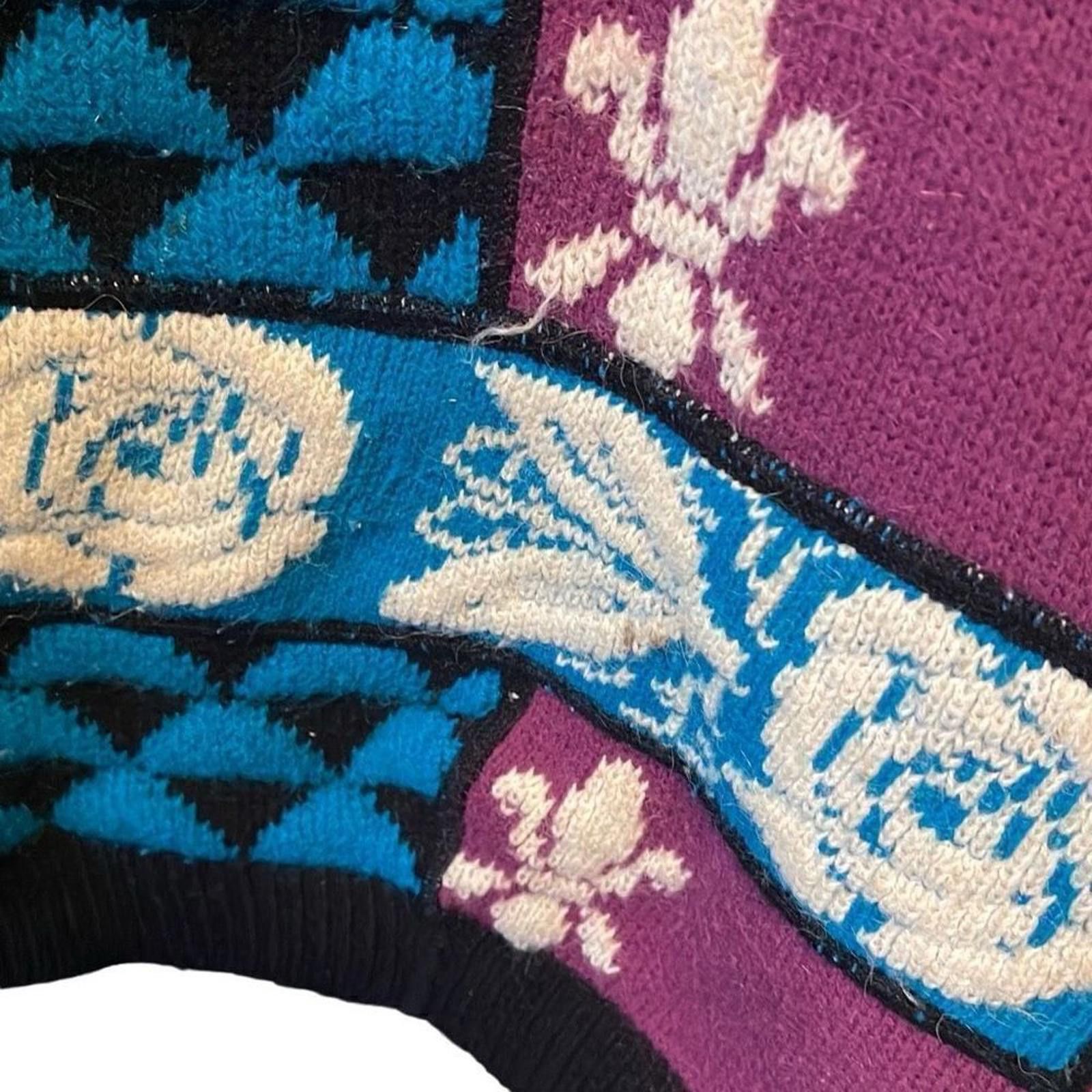 Ilaria Nistri Vintage 80s Imari sweater size medium Size M / US 6-8 / IT 42-44 - 2 Thumbnail