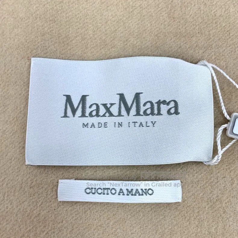 Other Max Mara Light Brown Camel Hair Round Neck Single Breasted Size XS / US 0-2 / IT 36-38 - 5 Thumbnail