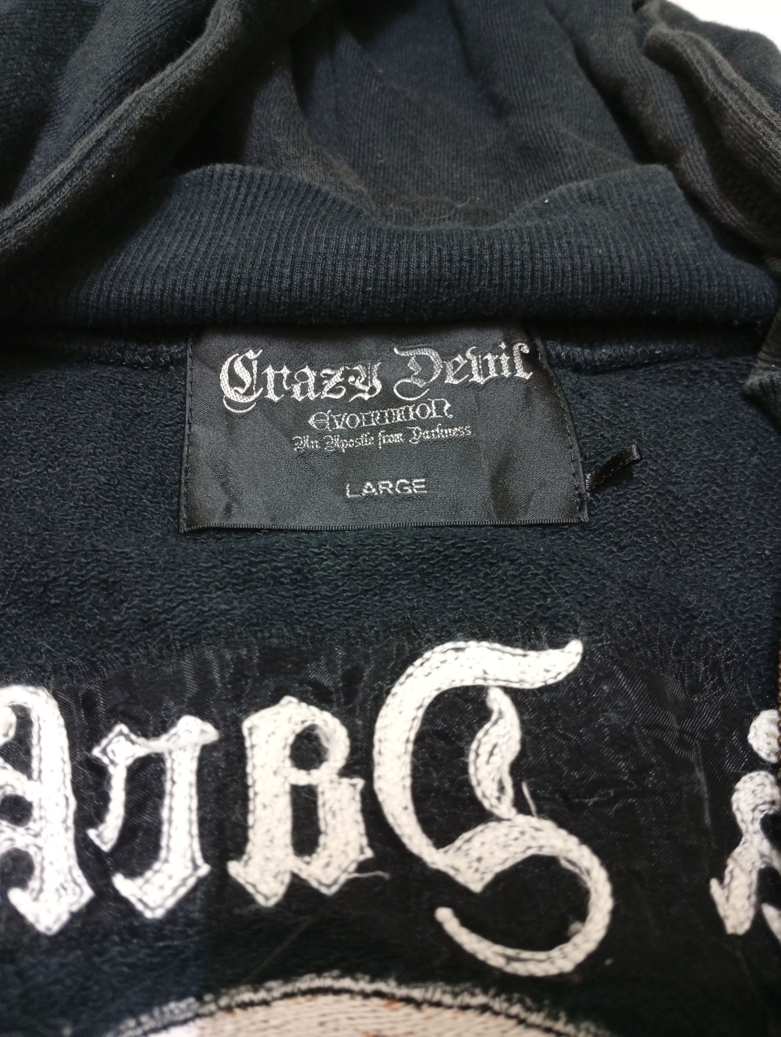 Punk and Yo × Vintage Hoodie X crazy Devil X vest Size US M / EU 48-50 / 2 - 5 Thumbnail